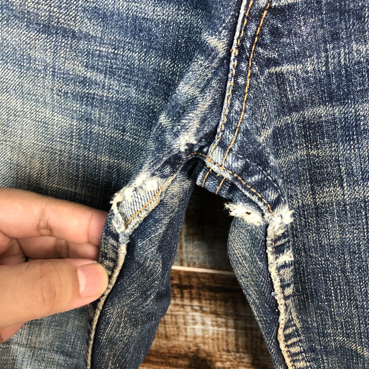 Levi's 501 Levis faded vintage Denim Pants #A2156 Size US 27 - 10 Thumbnail