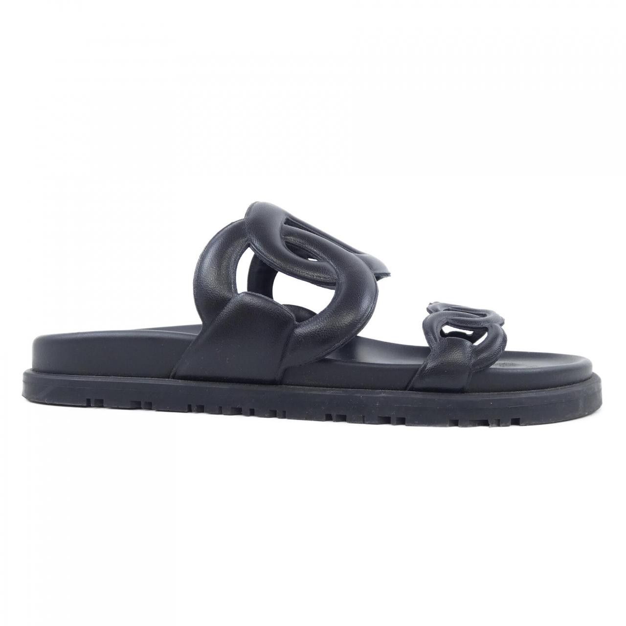 Hermes Hermes Hermes Extra Chaine dAncre Nappa Sandals Leather Shoes DUTY FREE for USA Size ONE SIZE - 1 Thumbnail