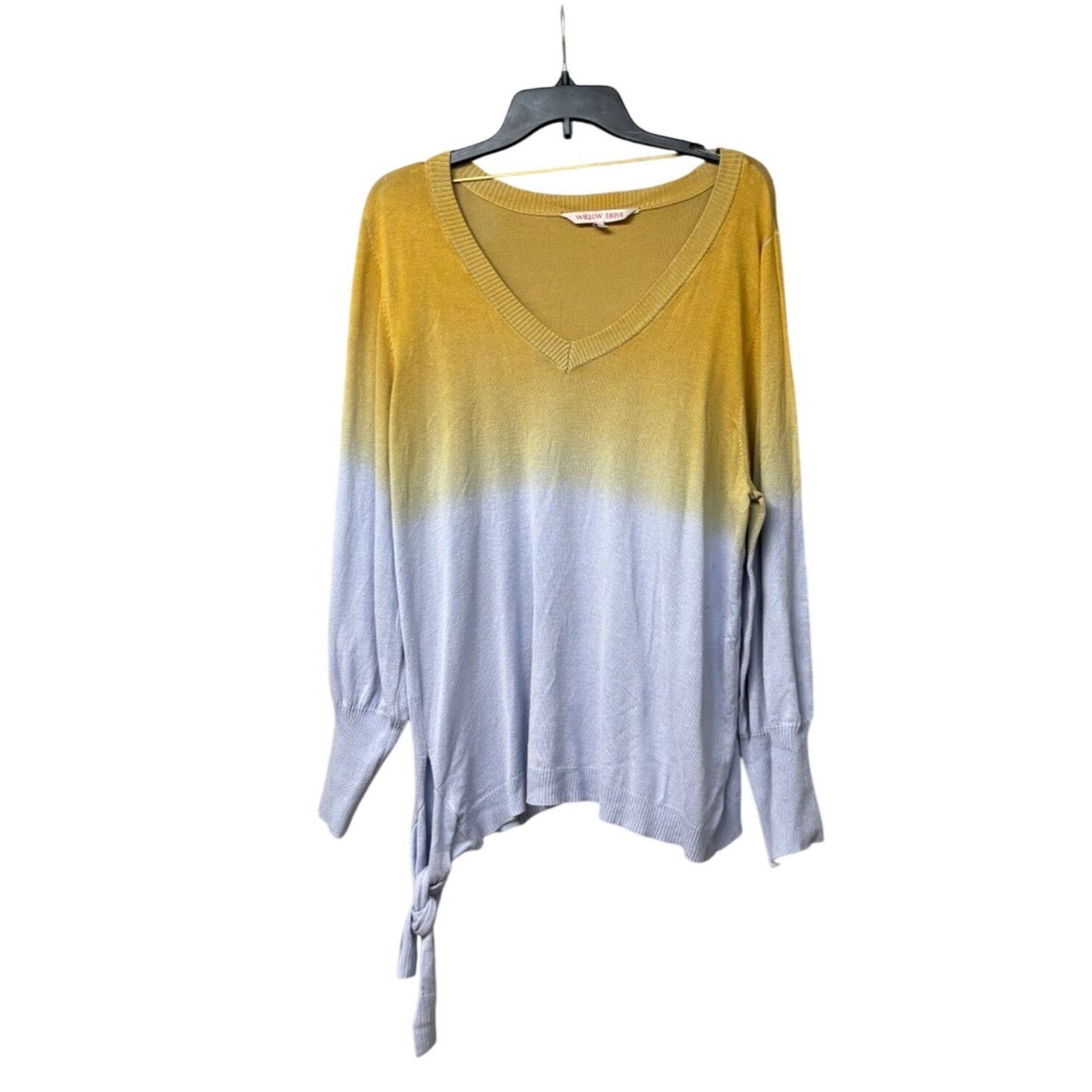 Other Willow Drive Dip-Dye Tie-Hem Top, Yellow, Sz. XL Size XL / US 12-14 / IT 48-50 - 2 Thumbnail