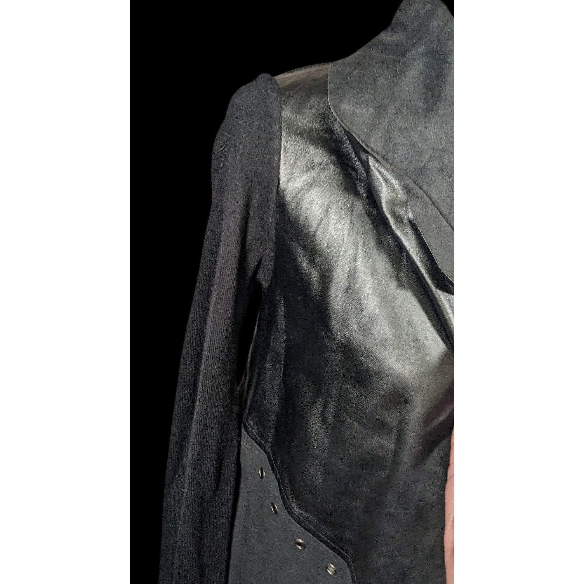 Other Cliche Gothic Faux Suede Grommet Accent Cardigan Size S / US 4 / IT 40 - 3 Thumbnail