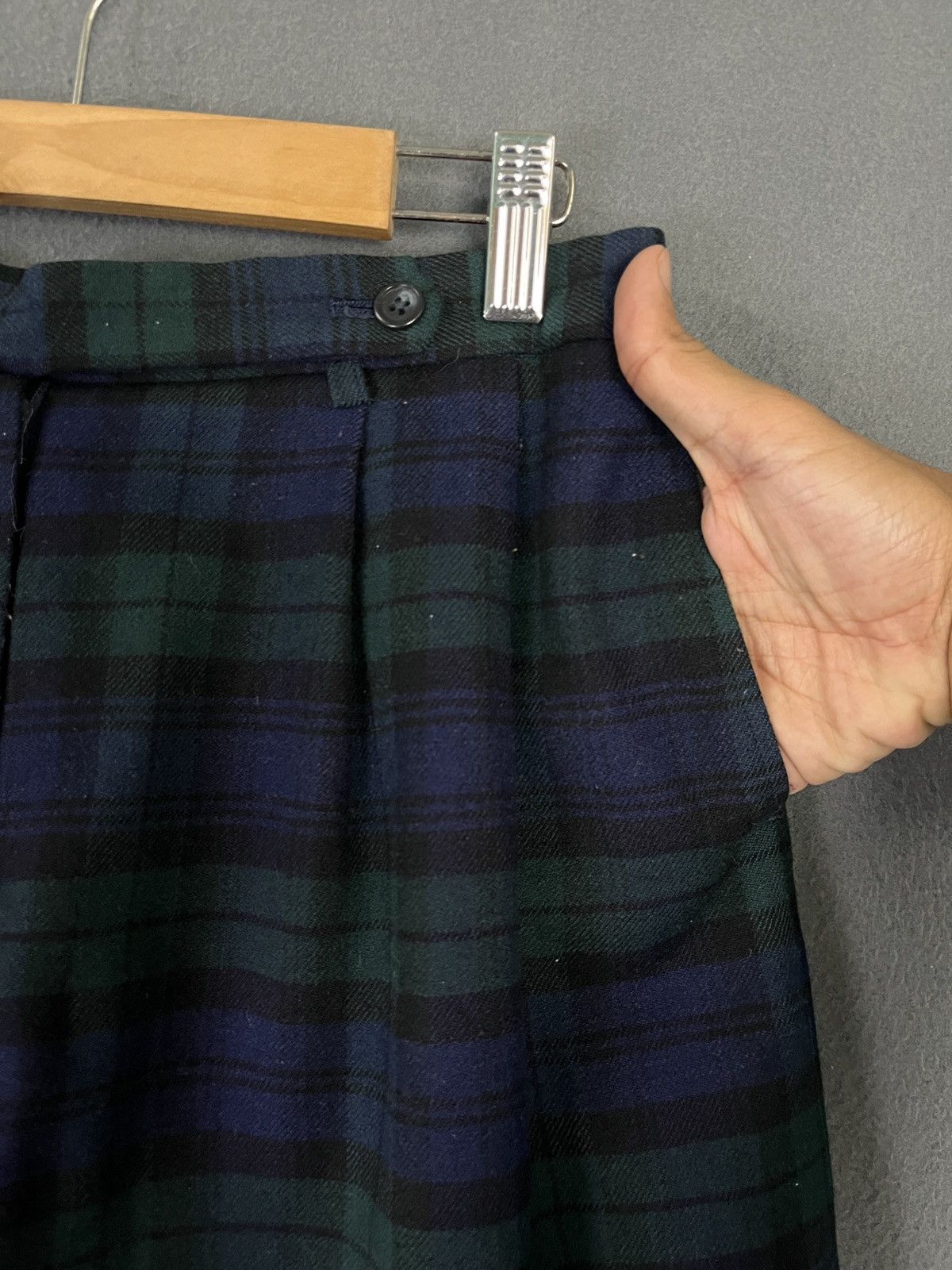 McGregor × Vintage Vintage Mcgregor Tartan Wool High Waist Shorts Size 30" / US 8 / IT 44 - 5 Thumbnail