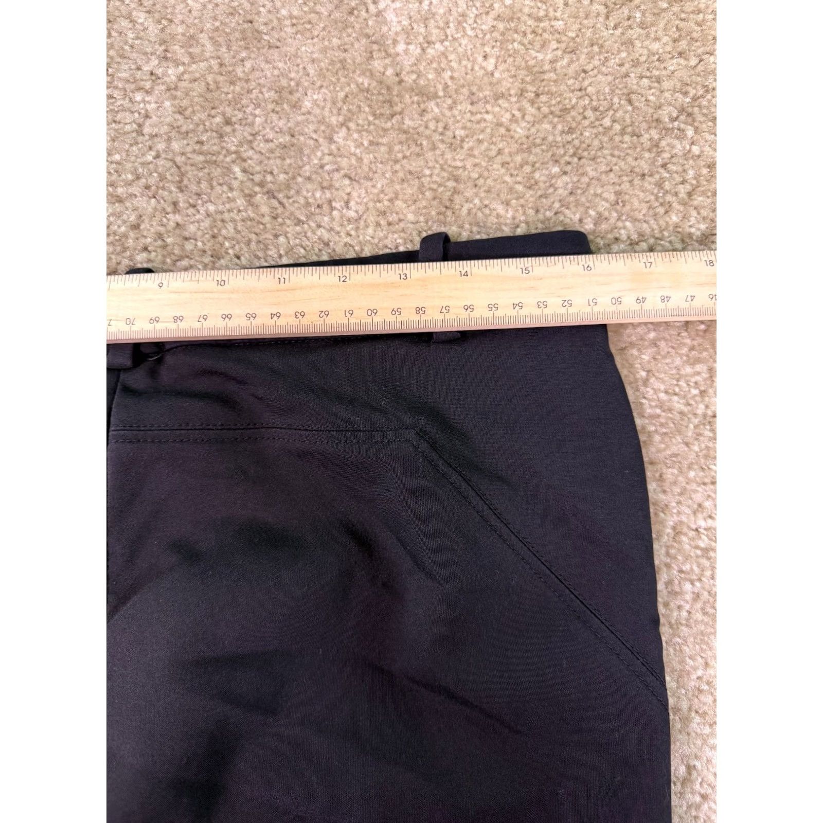Zara Zara Dress Womens L Black Woman Pants Size Career Straight Zip Pockets E208 Size 36" / US 14 / IT 50 - 7 Thumbnail
