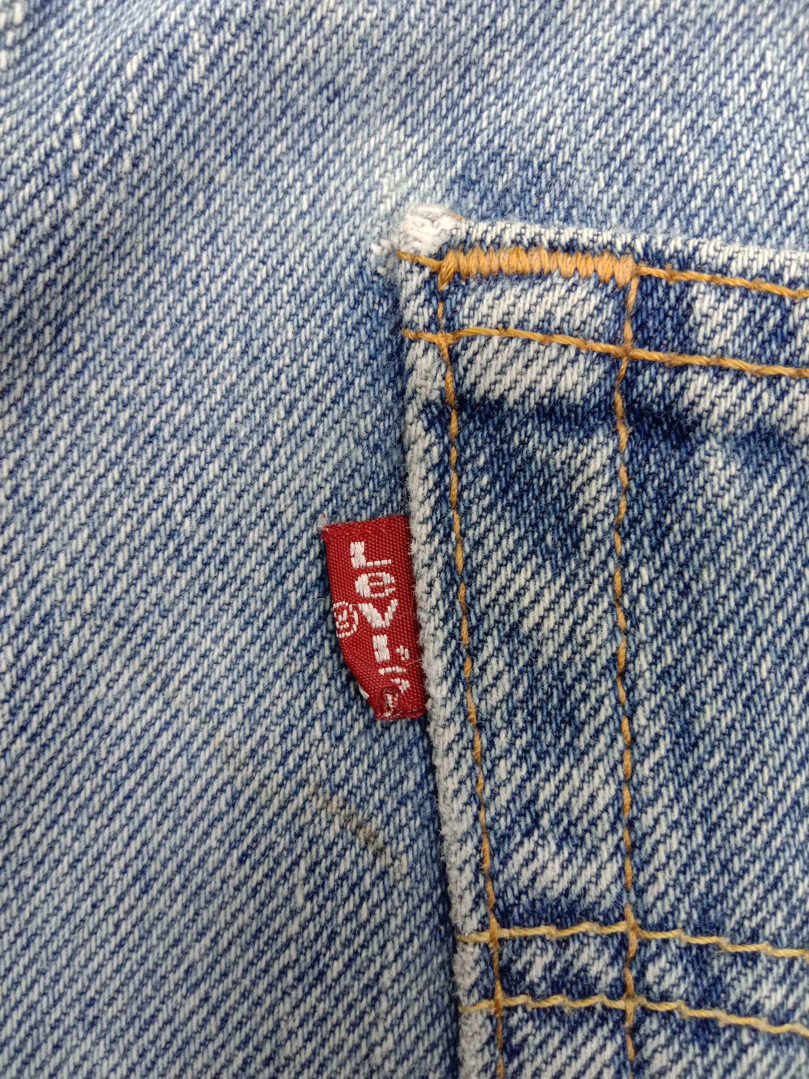 Levi's Vintage 90s Levi's 550 Jeans Blue Wash Denim Size US 34 / EU 50 - 11 Thumbnail