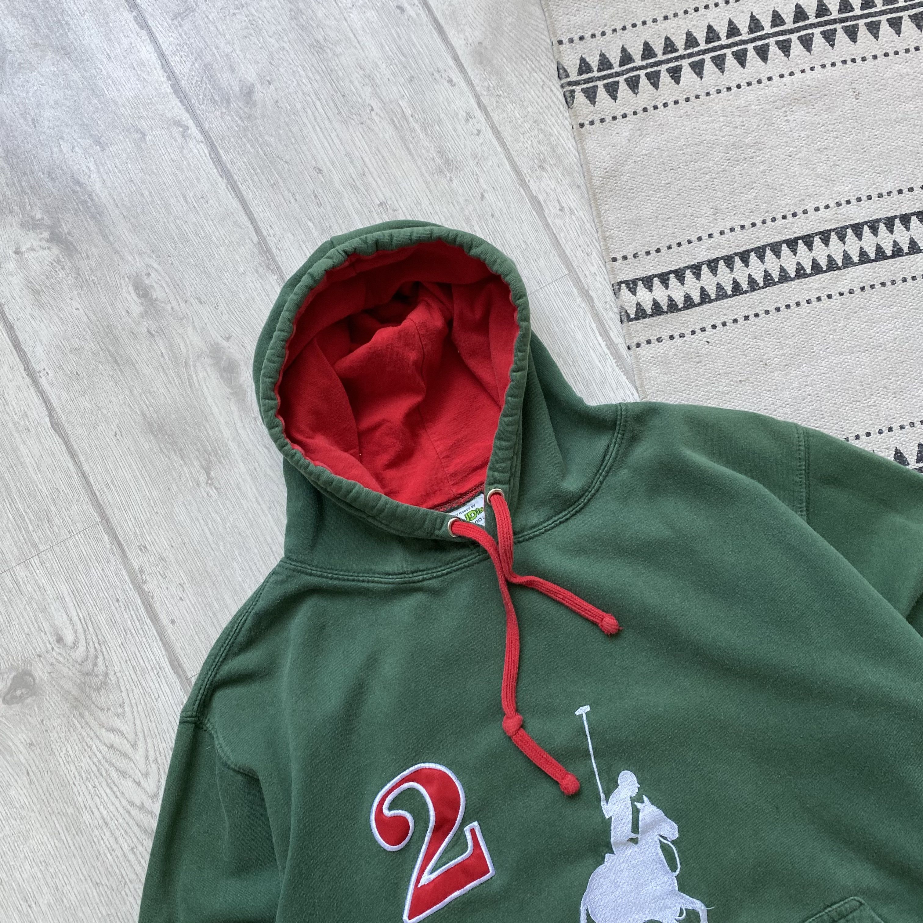 Beverly Hills Polo Club 🏇🏼Vintage Trashed Polo Team Hoodie Big logo Ralph lauren Size US M / EU 48-50 / 2 - 3 Thumbnail