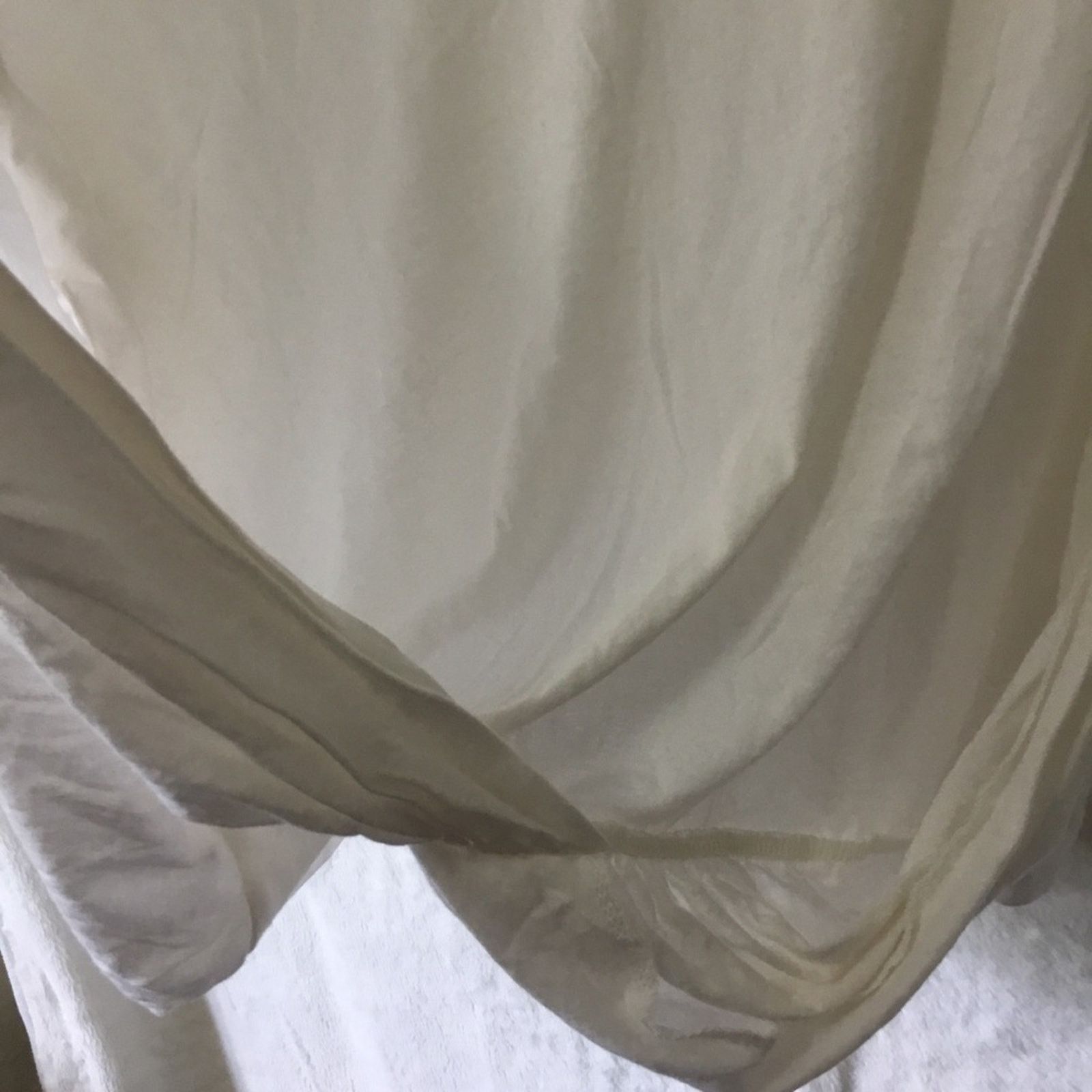 Anthropologie Anthropologie White Draped Short-Sleeve Crop T-Shirt Size XL / US 12-14 / IT 48-50 - 15 Thumbnail