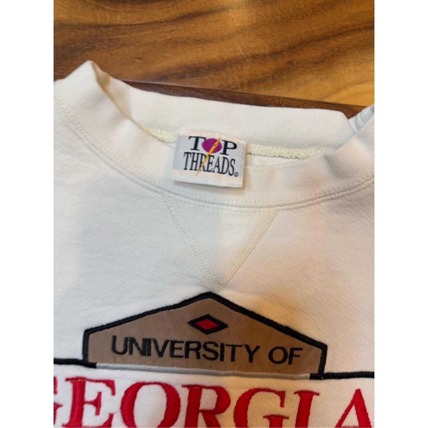 Vintage Size XL - Vintage 1990s embroidered Georgia Bulldogs Sweatsh Size US XL / EU 56 / 4 - 4 Thumbnail