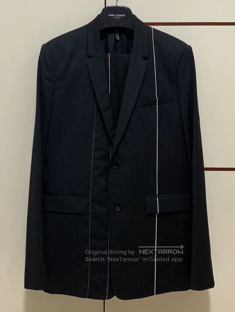 Dior Dior Striped Three-Color Thread Suit i Size US S / EU 44-46 / 1 - 1 Thumbnail