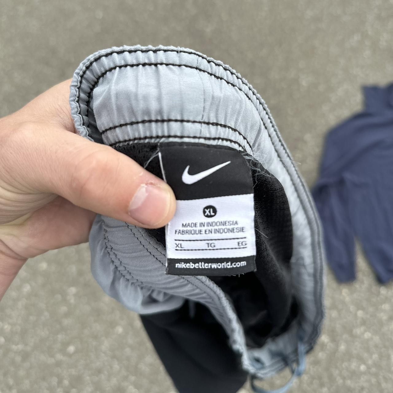 Nike × Vintage Vintage Y2K Nike Swimwear/Athletic Shorts W/ Side Swoosh Lrg Size US 38 / EU 54 - 3 Thumbnail