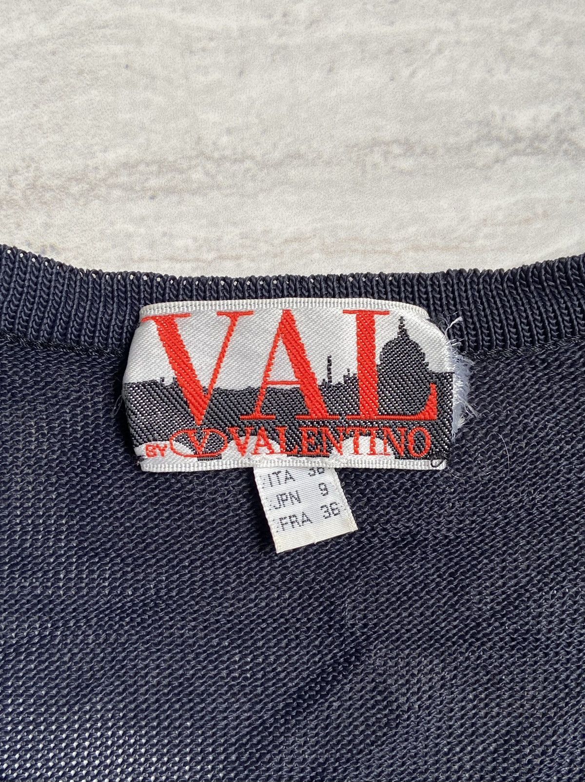 Valentino VALENTINO Knit T-shirt Size US XS / EU 42 / 0 - 6 Thumbnail