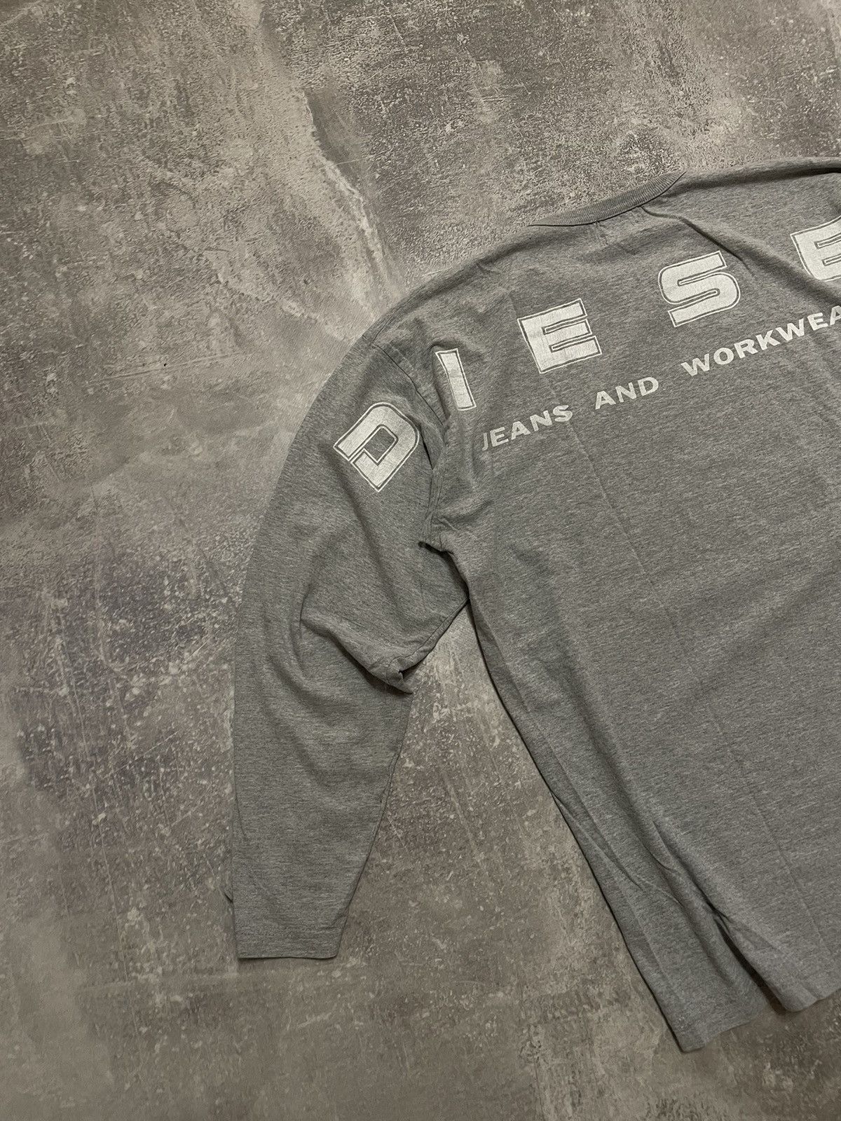 Diesel × Vintage Vintage Diesel Long Sleeve Big Logo Size US L / EU 52-54 / 3 - 3 Thumbnail