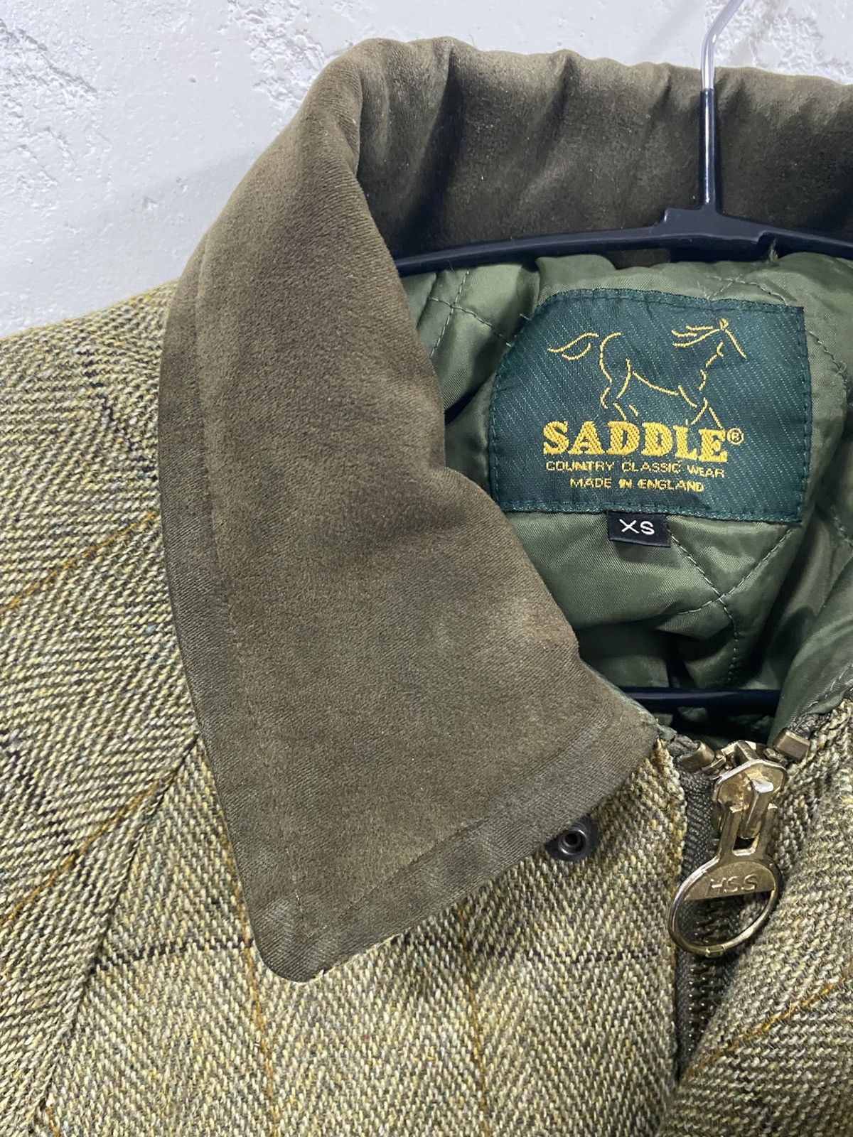 Vintage Vintage Old England Windowpane Tweed Hunting Coat Jacket XS Size US S / EU 44-46 / 1 - 3 Thumbnail