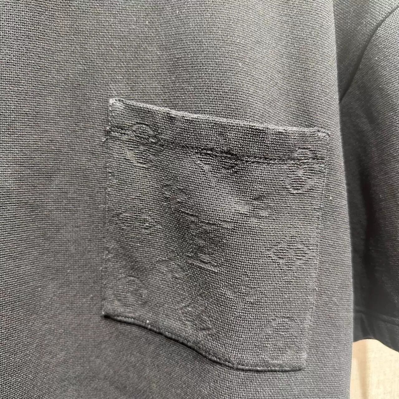Louis Vuitton LV Black Pocket Monogram Back Full Print Short Sleeve T-Shirt L Size US L / EU 52-54 / 3 - 3 Thumbnail