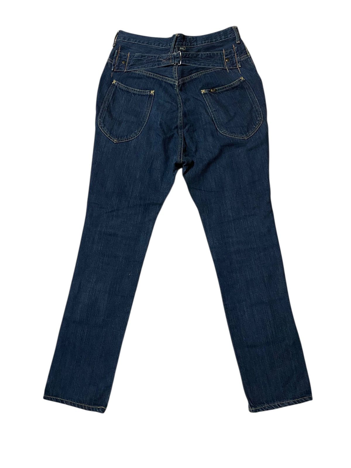 Kapital Kapital No 2 Denim Crop Croth Patchwork Buckle Back Denim Size US 29 - 3 Thumbnail