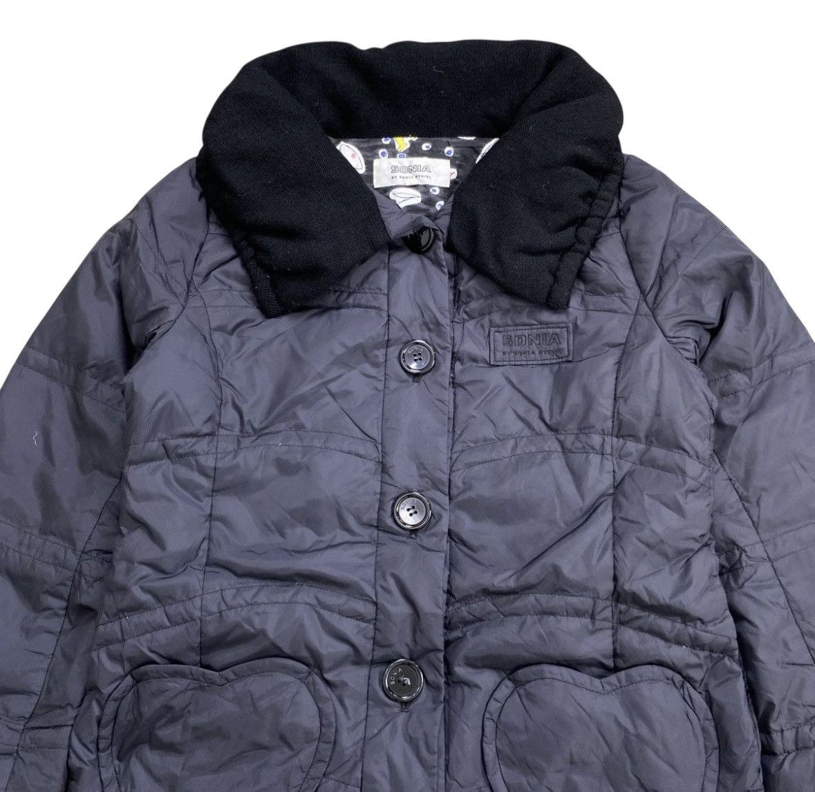 Sonia Rykiel 2000s Sonia Rykiel Light Jacket LOVE POCKET APOCALYPSE STYLE Size US XS / EU 42 / 0 - 2 Thumbnail
