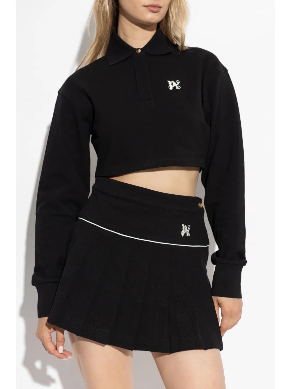 Palm Angels o1y1225 Polo Shirt in Black Size S / US 4 / IT 40 - 2 Thumbnail