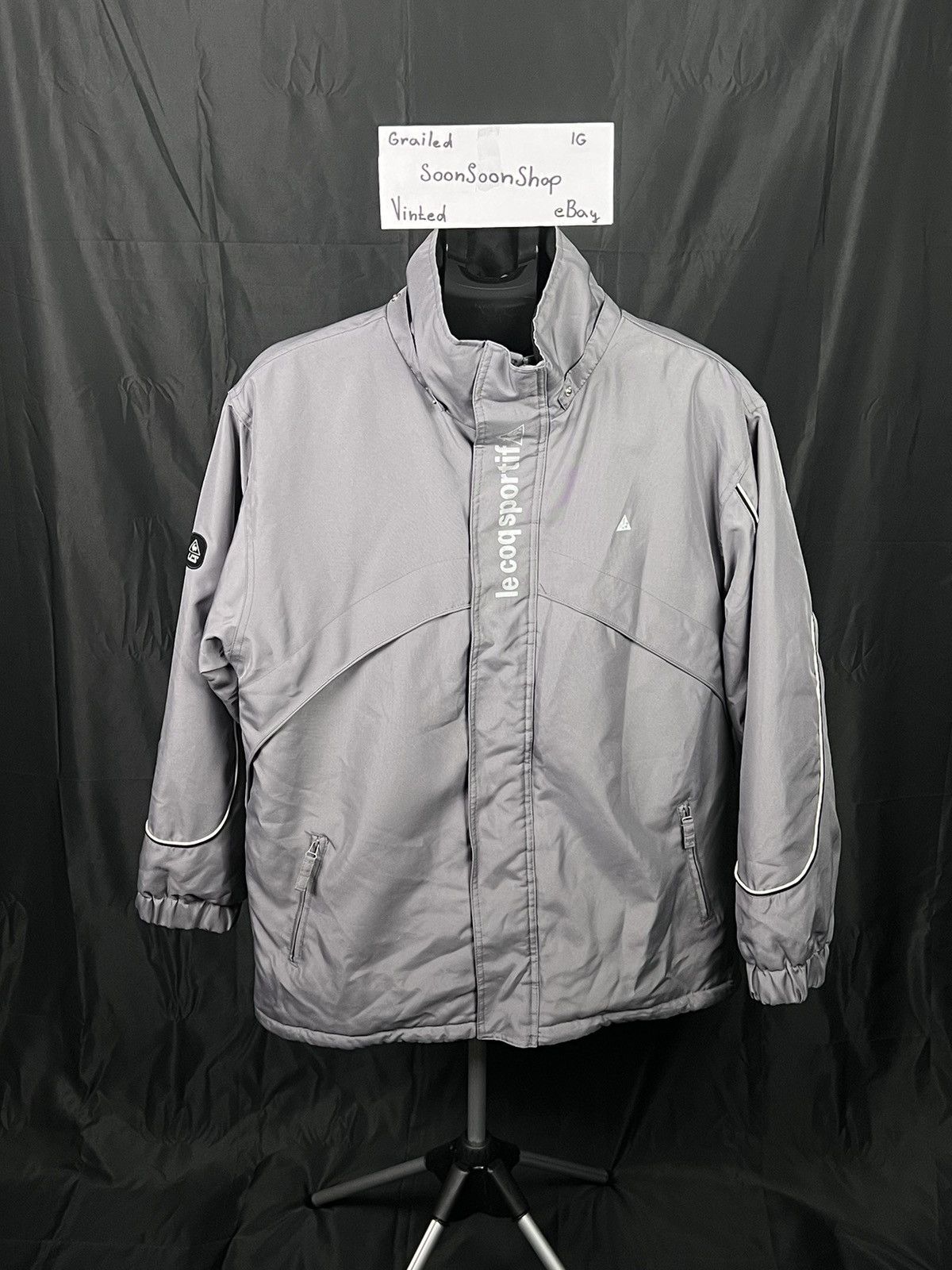 Le Coq Sportif × Vintage 🔴 Vintage le coq sportif reactiv technolog reflective jacket Size US L / EU 52-54 / 3 - 2 Thumbnail