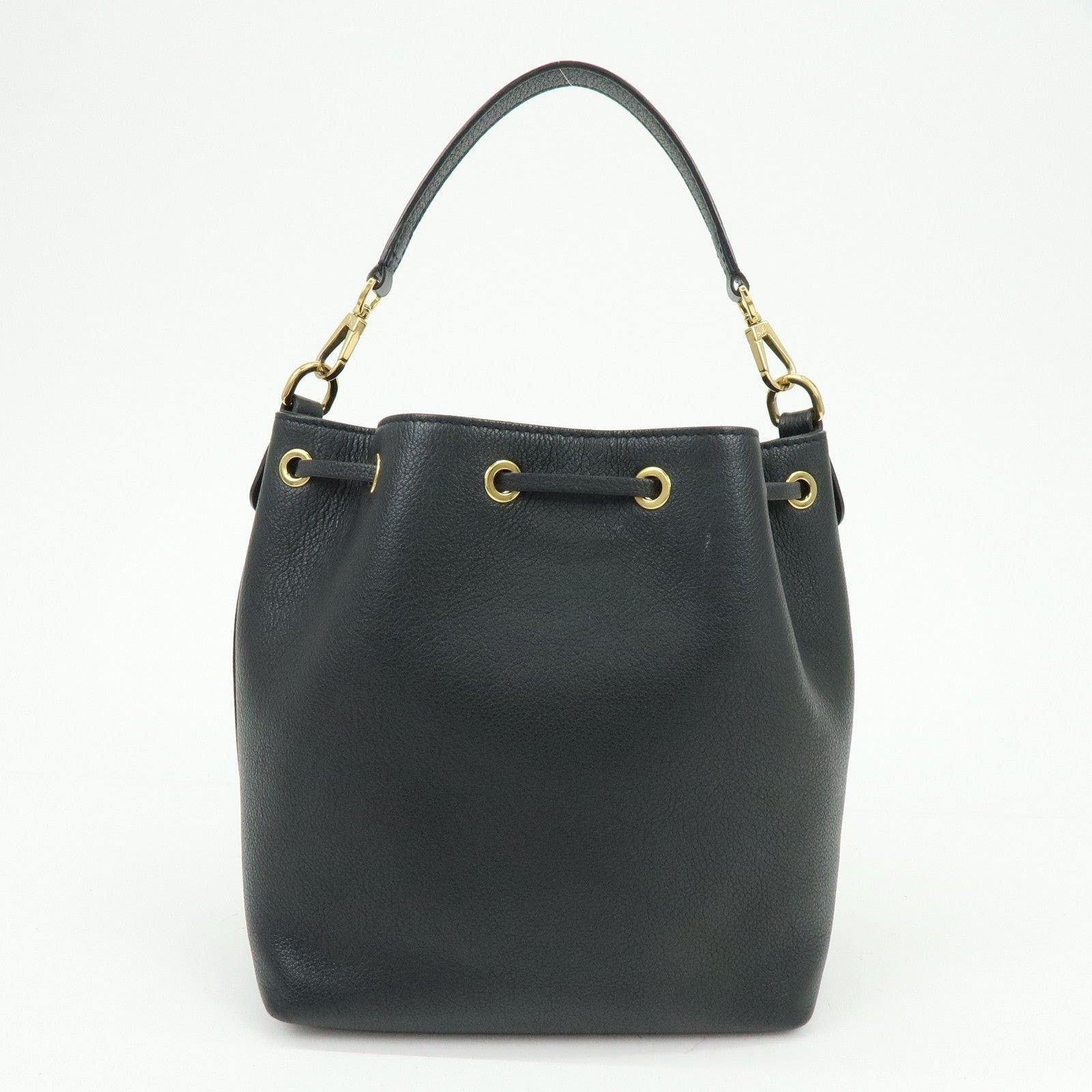 Louis Vuitton Louis Vuitton Lockme Bucket NV Calfskin Bucket Bag Black Size ONE SIZE - 2 Thumbnail