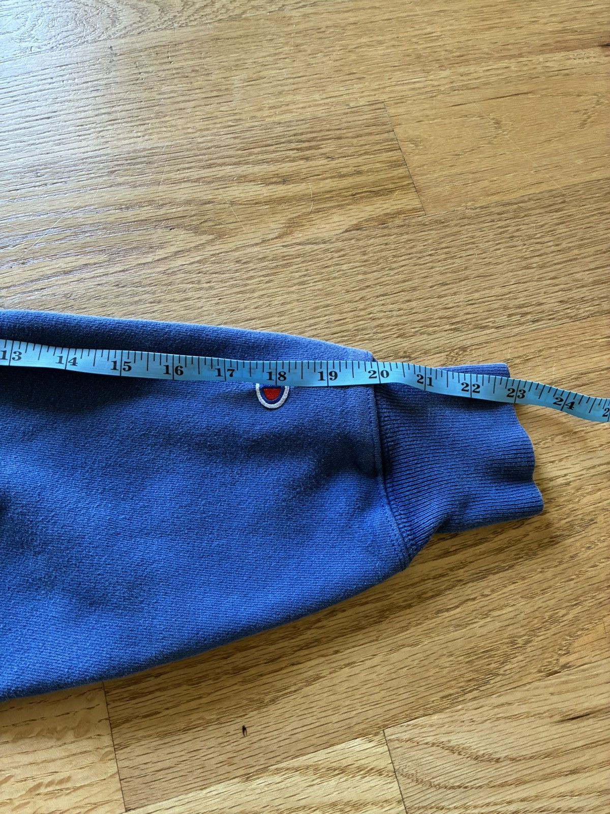 Champion × Vintage 2000s Blue Champion Reverse Weave Hoodie Size US L / EU 52-54 / 3 - 5 Thumbnail