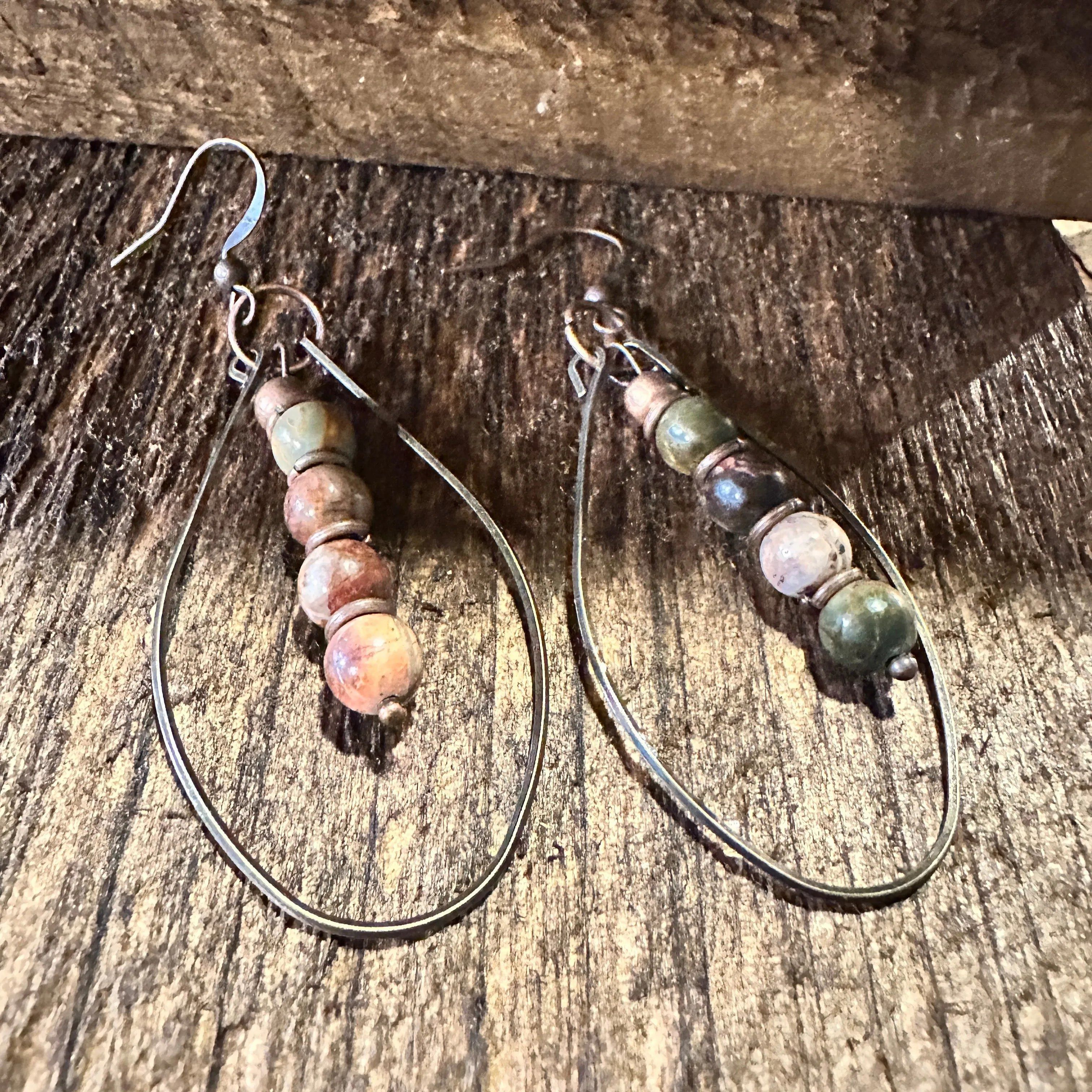Other Handmade Western Hippie Copper Wire Colorful Wooden Beads Dr Size ONE SIZE - 7 Thumbnail