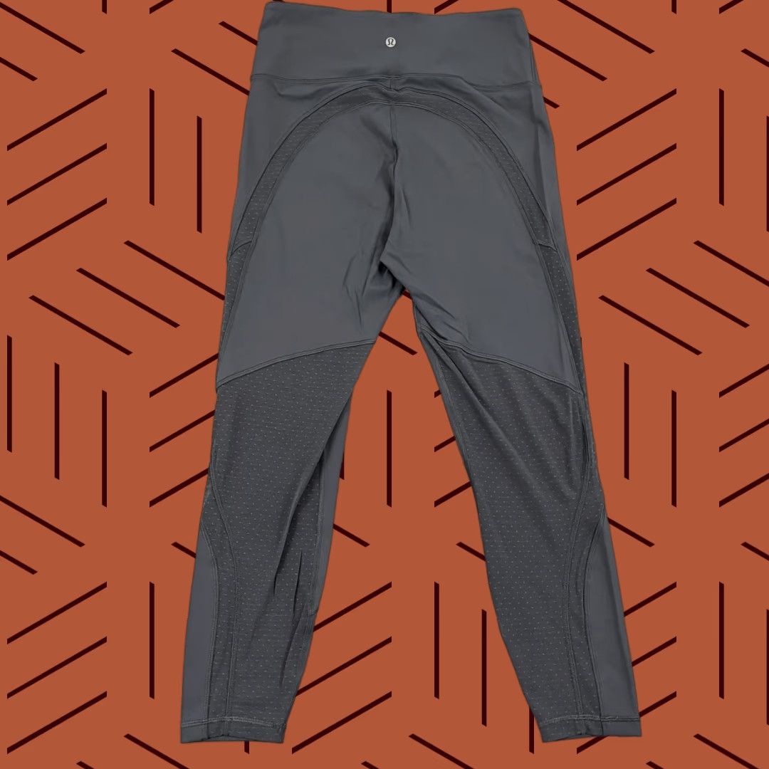 Lululemon Lululemon Revitalize Tight Womens Sz 10 x 25" Gray Active Fitness Yoga W5AI6S Size ONE SIZE - 1 Thumbnail
