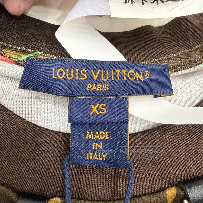 Louis Vuitton Louis Vuitton 25 Brown Cherry Full Print Short Sleeve Size US XS / EU 42 / 0 - 4 Thumbnail