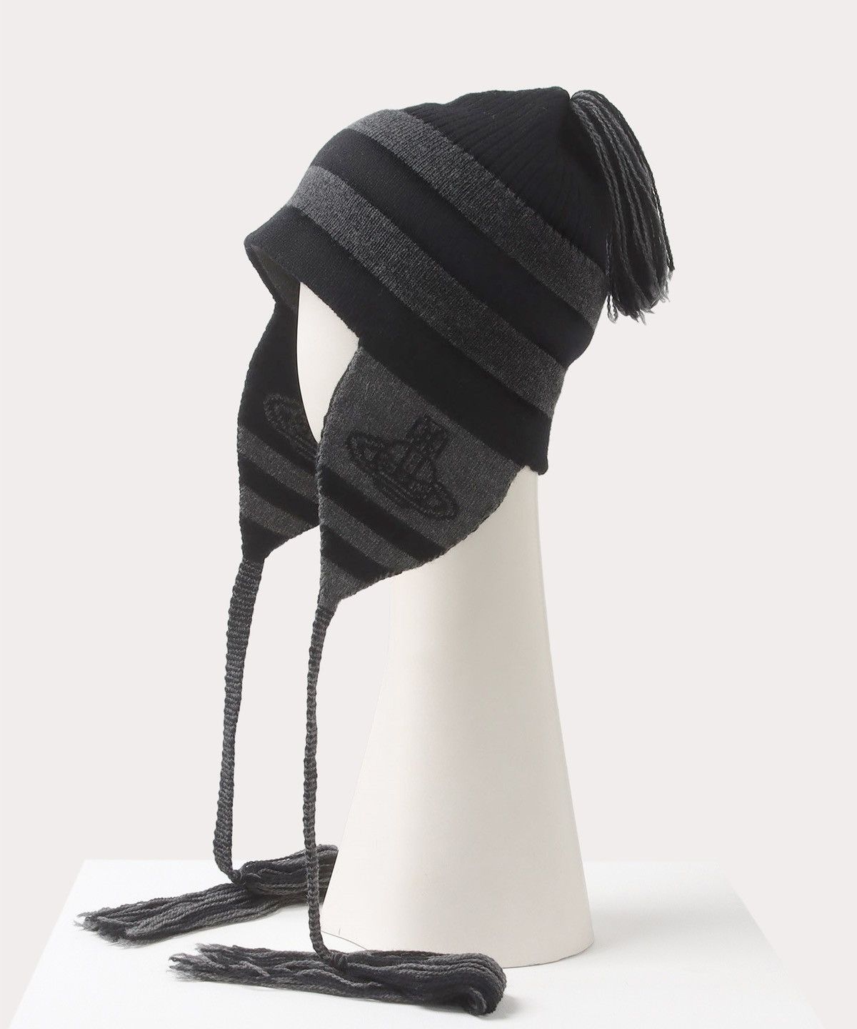 Vivienne Westwood Vivienne Westwood ORB ear flap beanie hat Y2K punk stk Size ONE SIZE - 4 Thumbnail