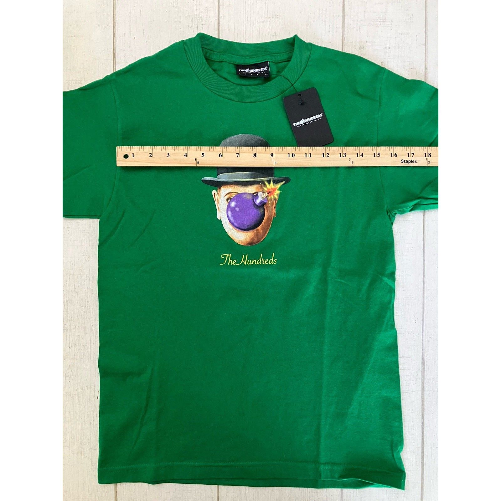 The Hundreds The Hundreds Bomb Distinguished Bowler Hat Man Graphic Tee S Size US S / EU 44-46 / 1 - 7 Thumbnail