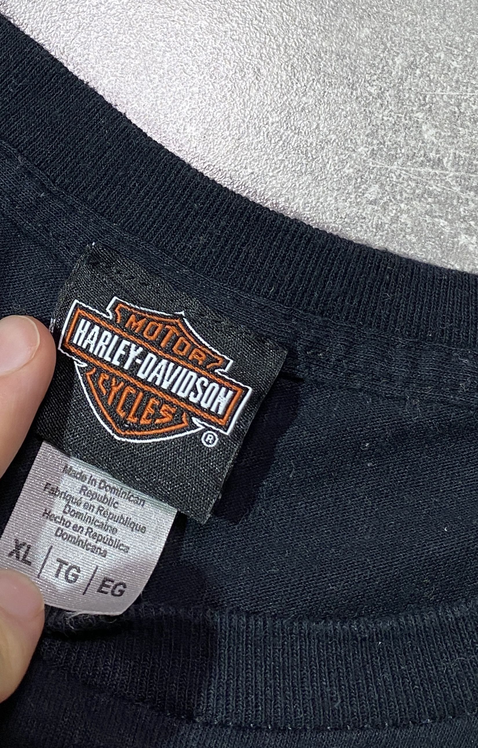 Harley Davidson Harley Davidson "American Hero" Big Logo T-shirt Size US XL / EU 56 / 4 - 4 Thumbnail