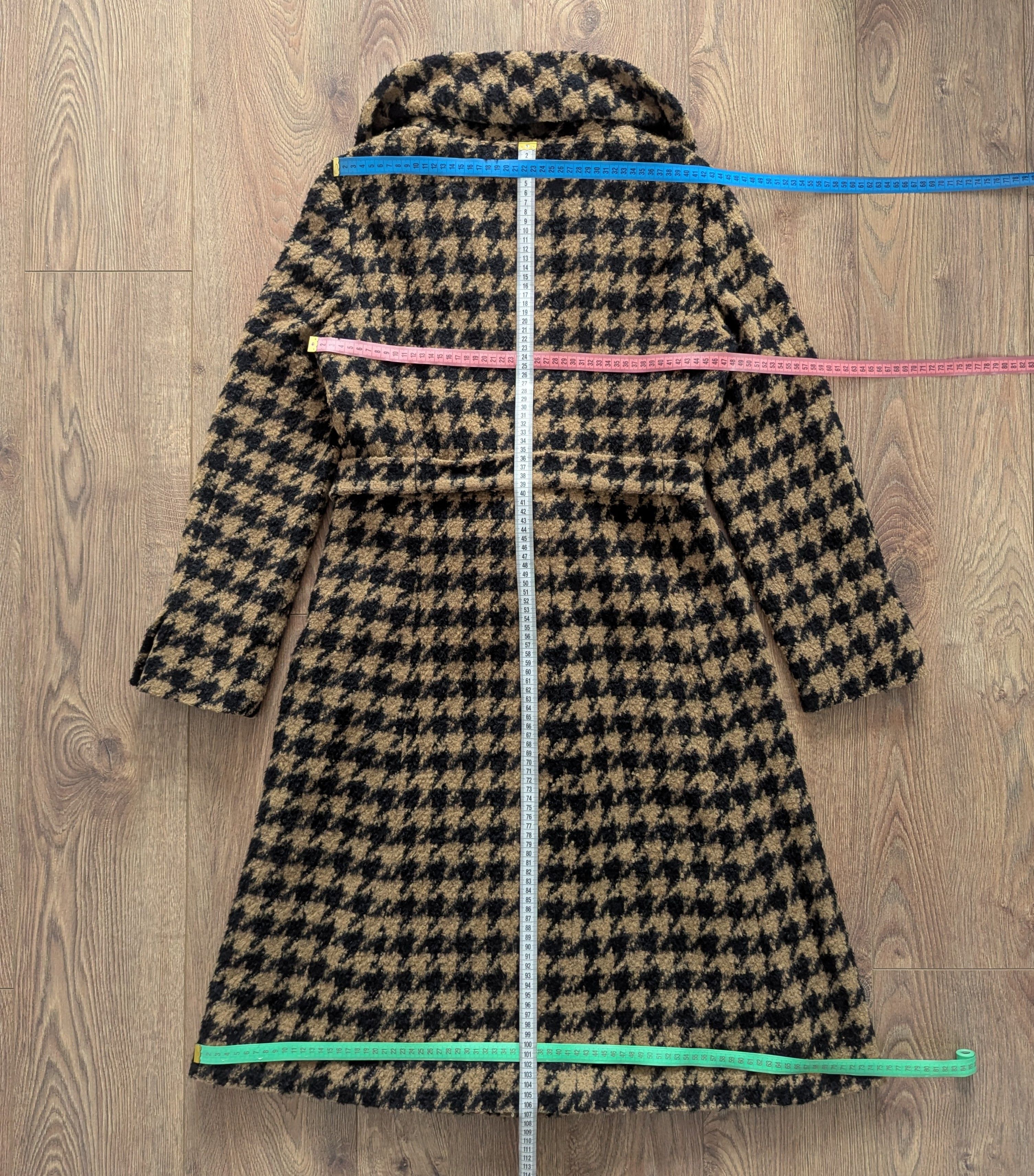 Max Mara Max Mara Long Virgin Wool Coat Black Brown Made In Italy Size M / US 6-8 / IT 42-44 - 12 Thumbnail