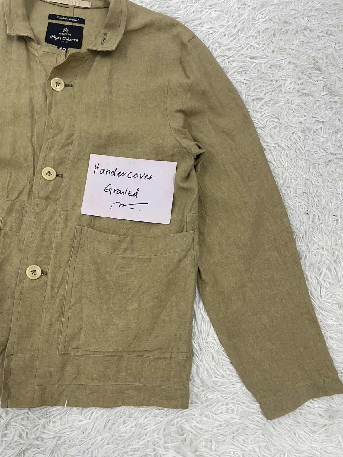 Nigel Cabourn Nigel Cabourn Buttons Shirt/Jacket Made in England Size US M / EU 48-50 / 2 - 4 Thumbnail