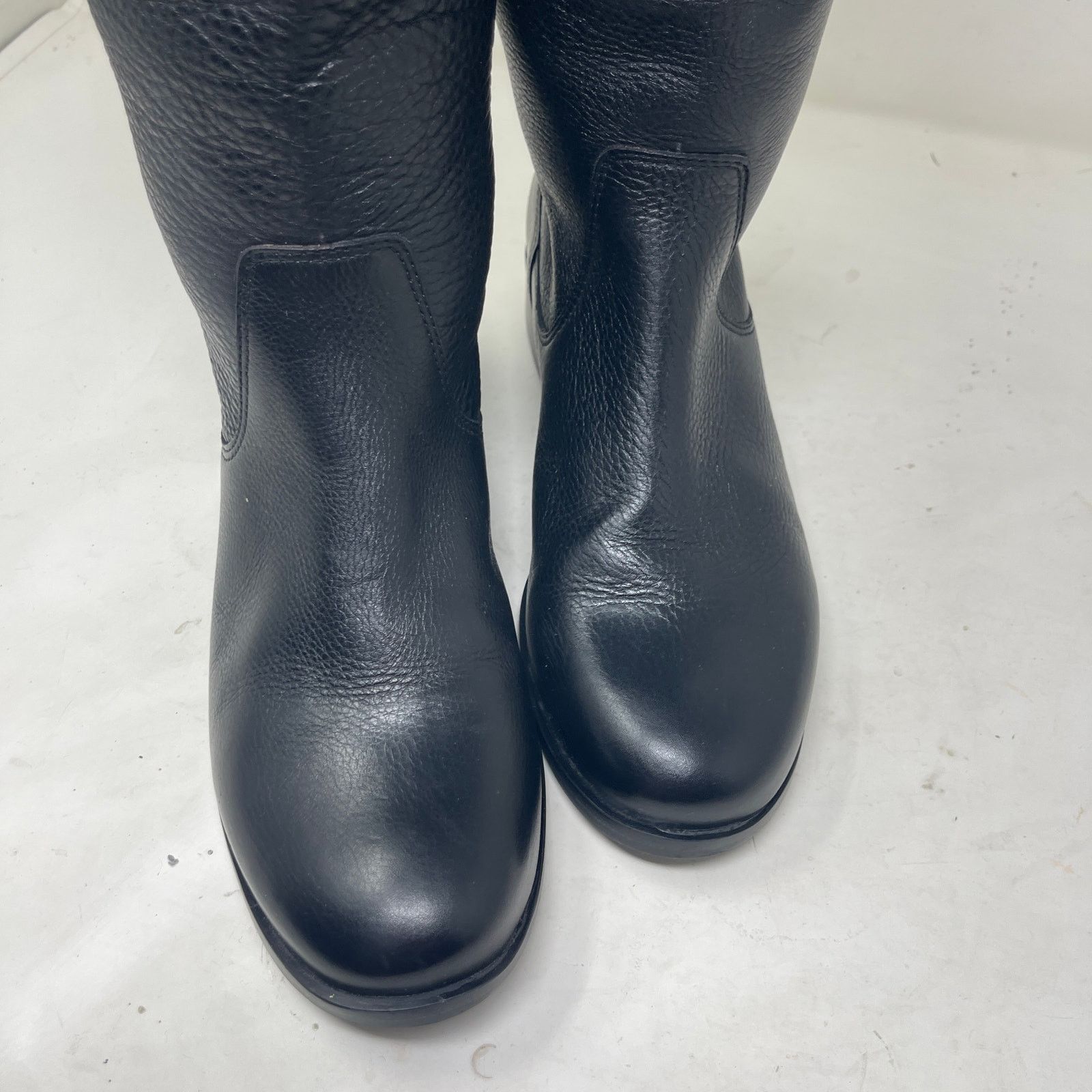 Other La Canadienne Sarit Black Leather Riding Knee High Boots Size US 7.5 / IT 37.5 - 10 Thumbnail