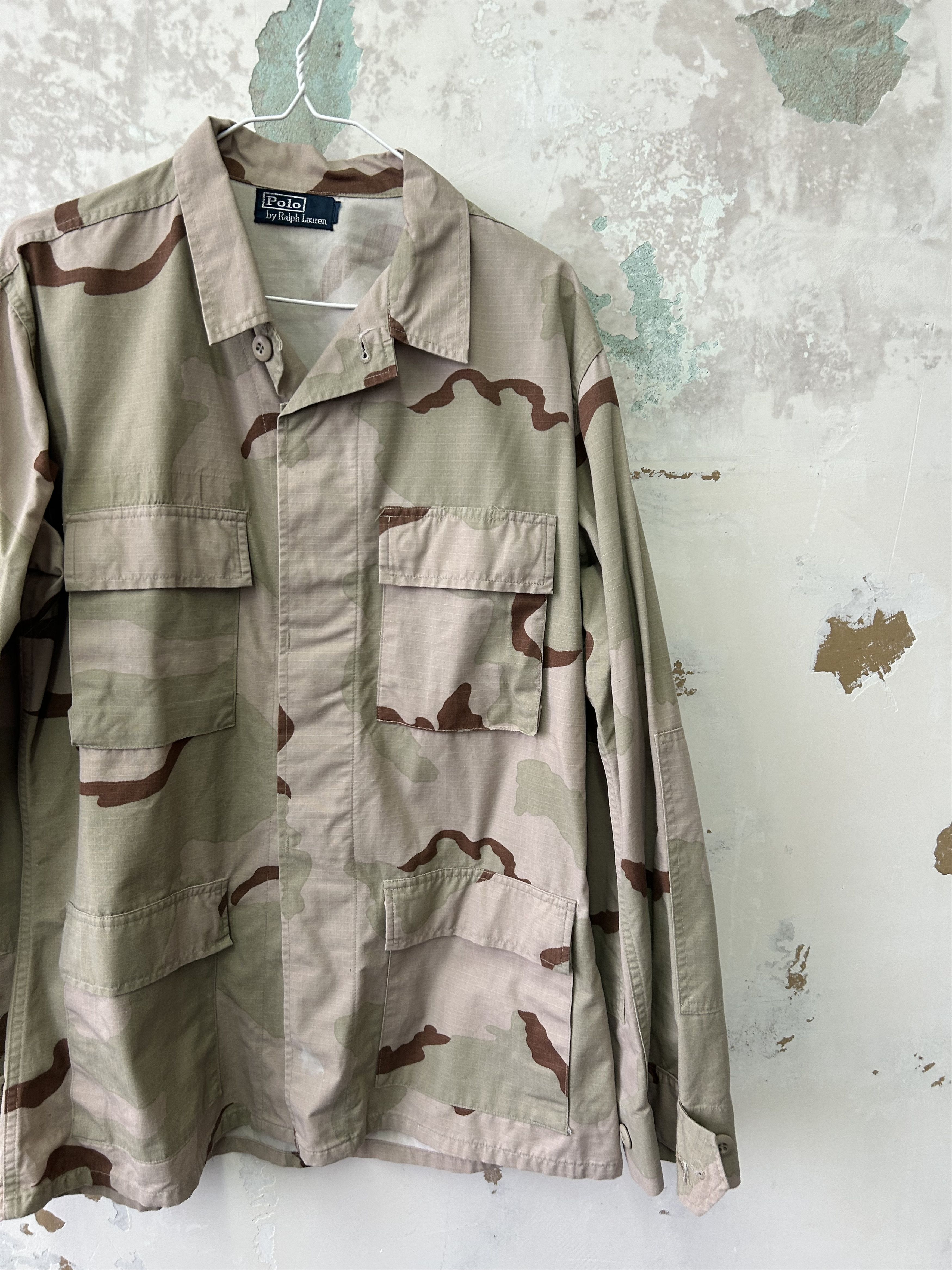 Polo Ralph Lauren Polo Ralph Lauren Woodland Camo Denim Jacket Size US M / EU 48-50 / 2 - 2 Thumbnail