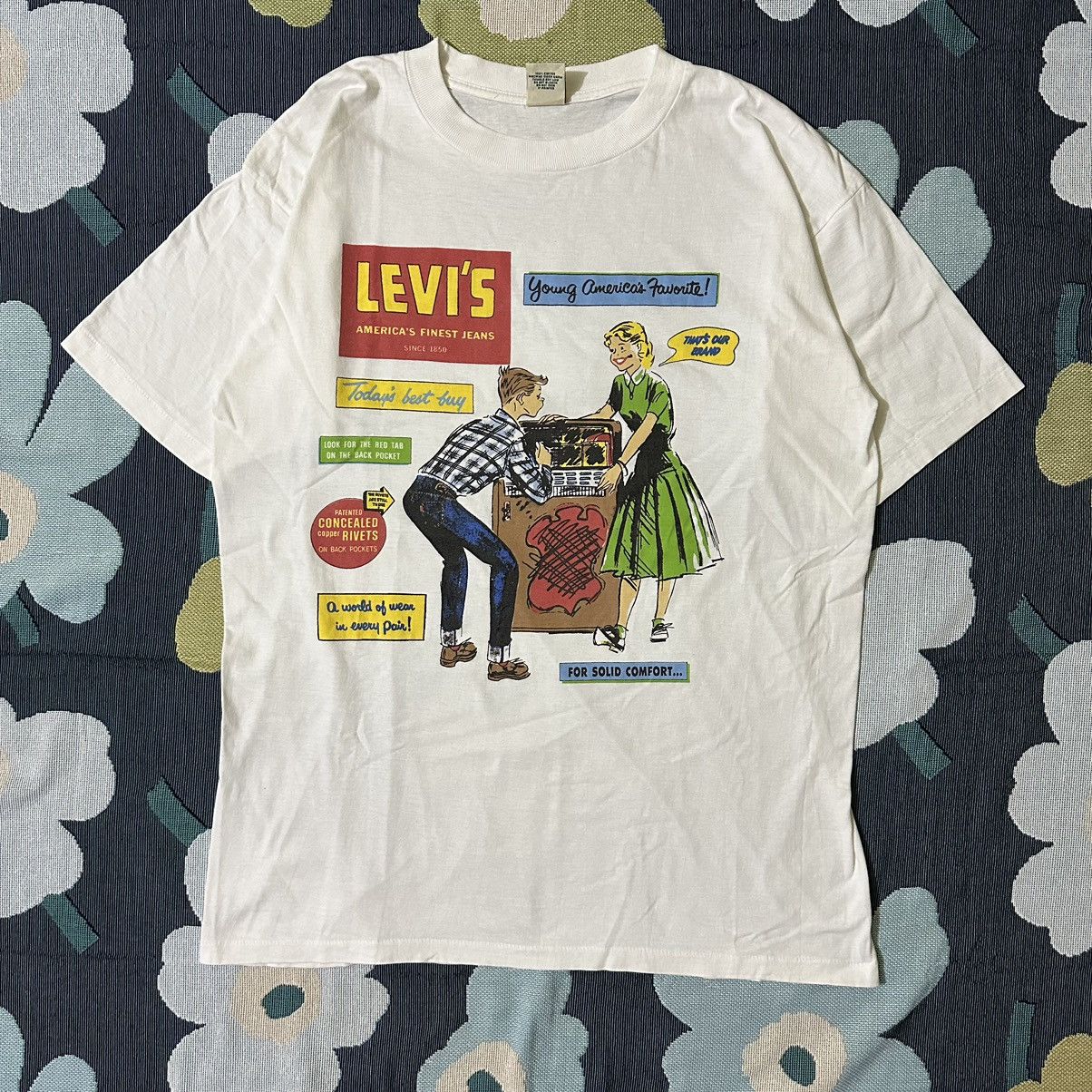 Levi's Vintage Clothing 90’s Levi’s [ Young American Favorite! ] Size US XL / EU 56 / 4 - 4 Thumbnail