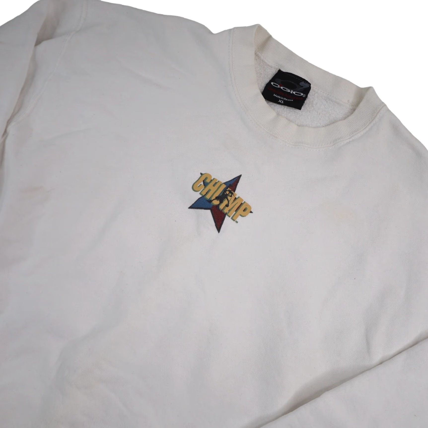 Vintage VINTAGE Ogio Chump Graphic Sweatshirt Mens XL White 90s Size US XL / EU 56 / 4 - 3 Thumbnail