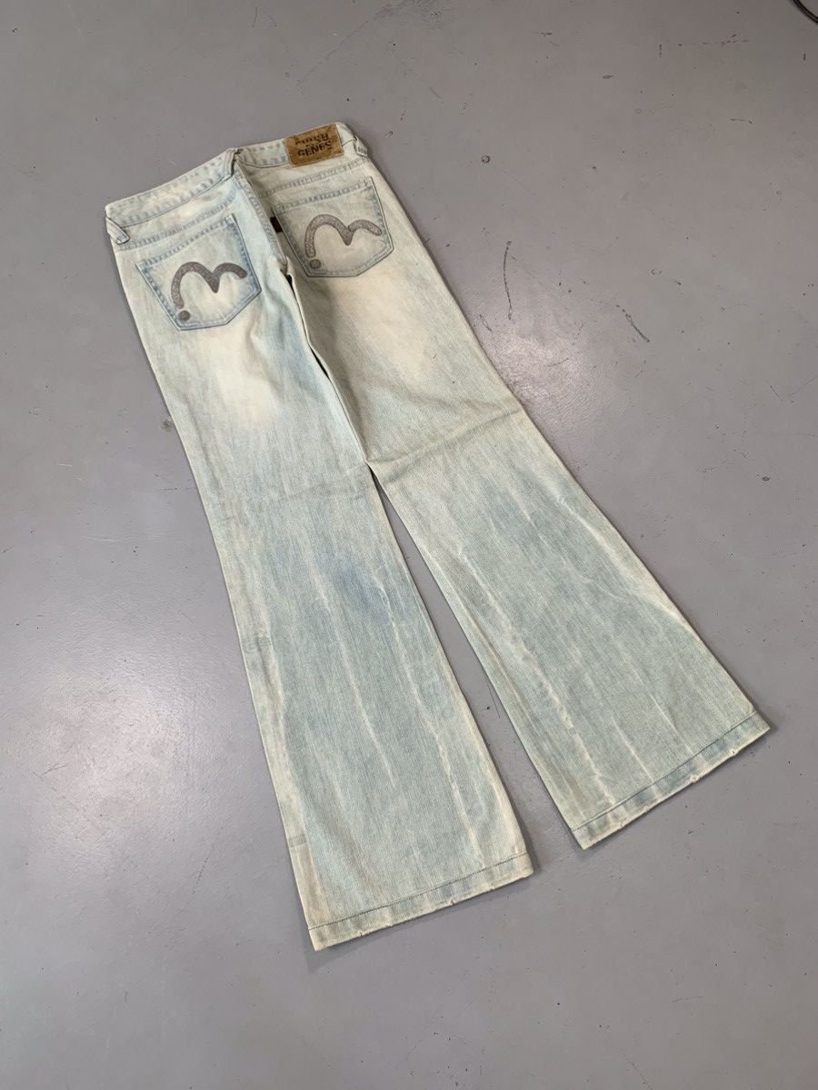 Japanese Brand Vintage womens evisu inspired bootcut denim pants Size 28" / US 6 / IT 42 - 1 Thumbnail