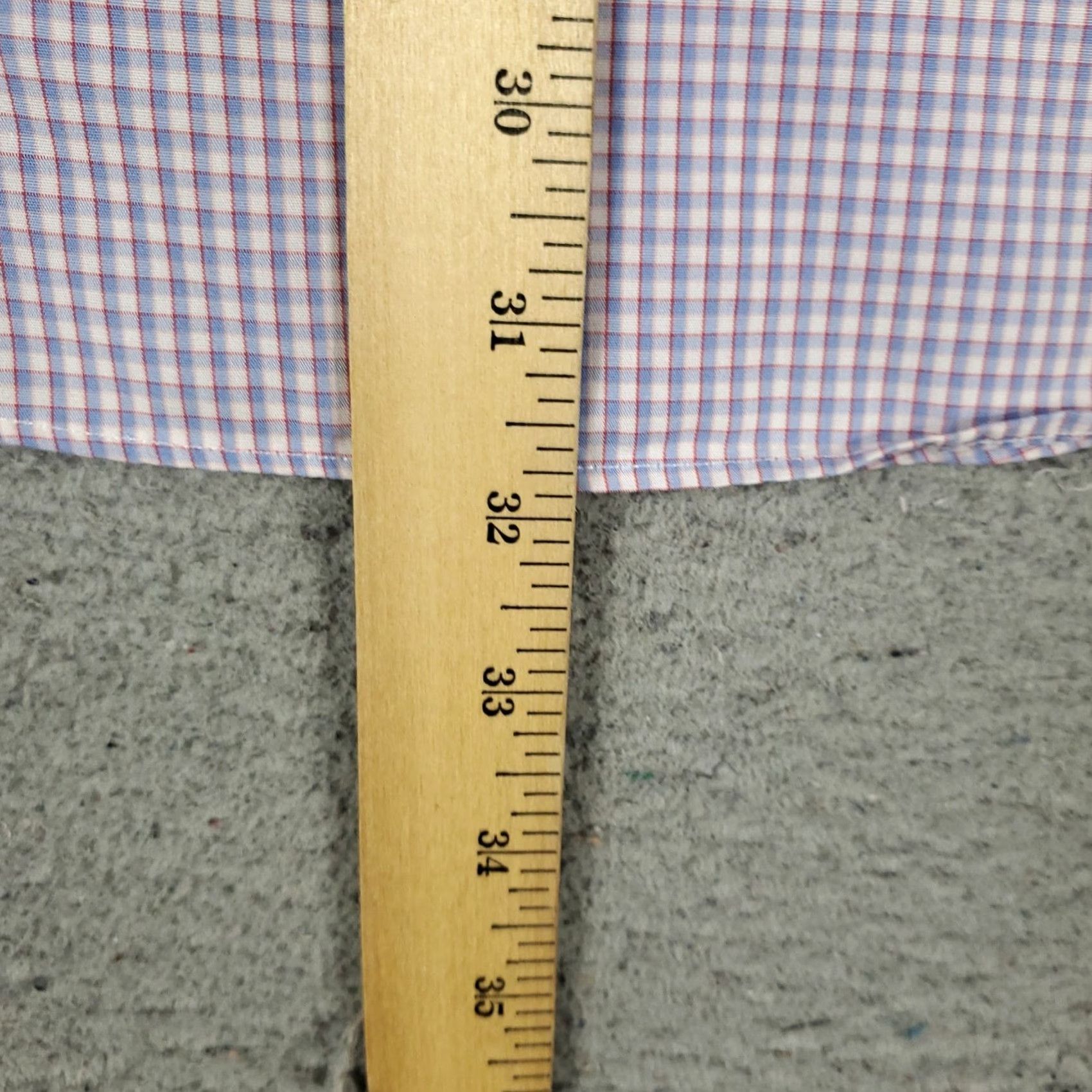 Brooks Brothers Brooks Brothers Shirt Mens 16.5 Blue Red Dress Button Up Long Sleeve Pattern Check Casual Business Formal Size 46R - 7 Thumbnail