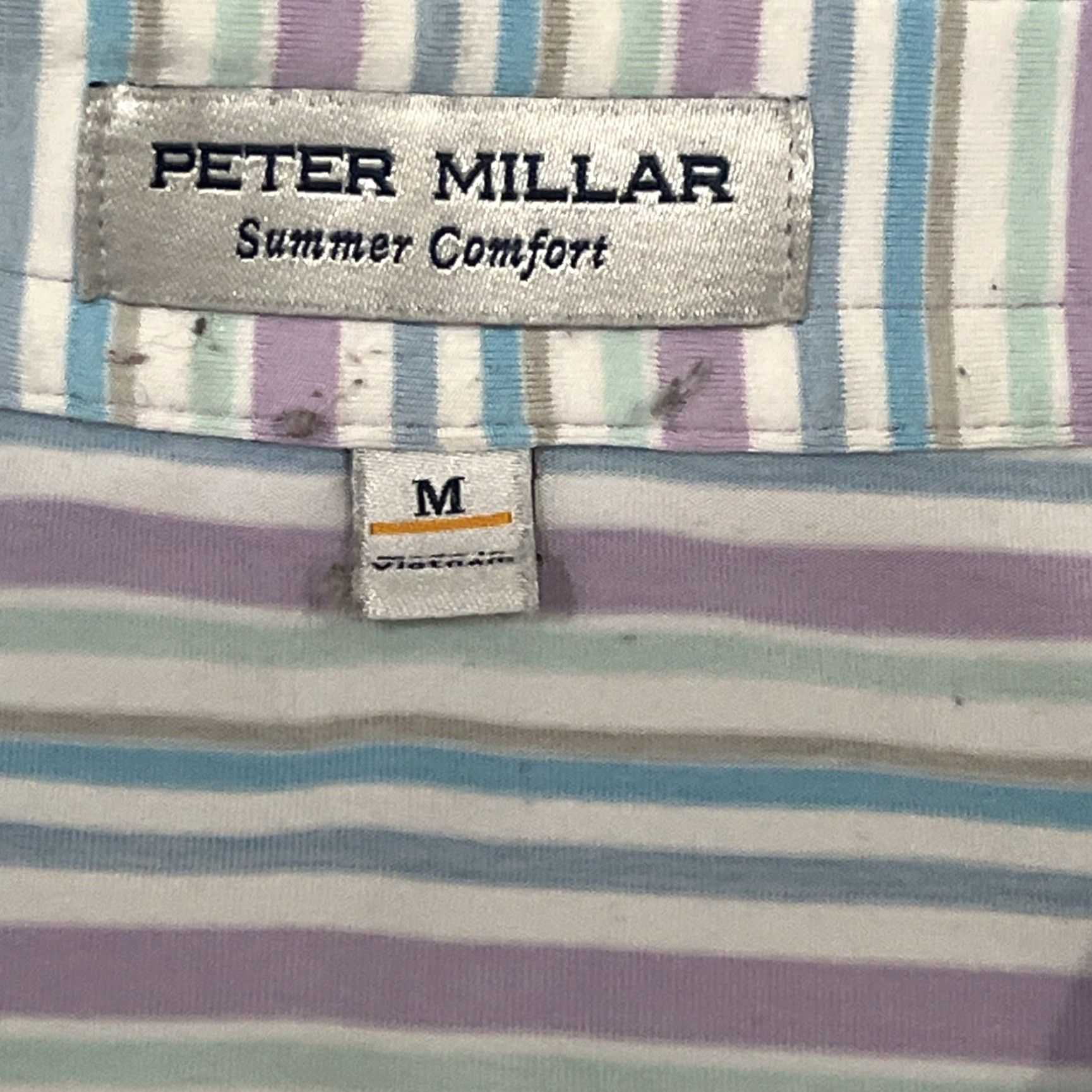 Peter Millar Peter Millar Linville Golf Club Classic Fit Striped Polo Men’s M Multicolor Shirt Golf Size US M / EU 48-50 / 2 - 3 Thumbnail