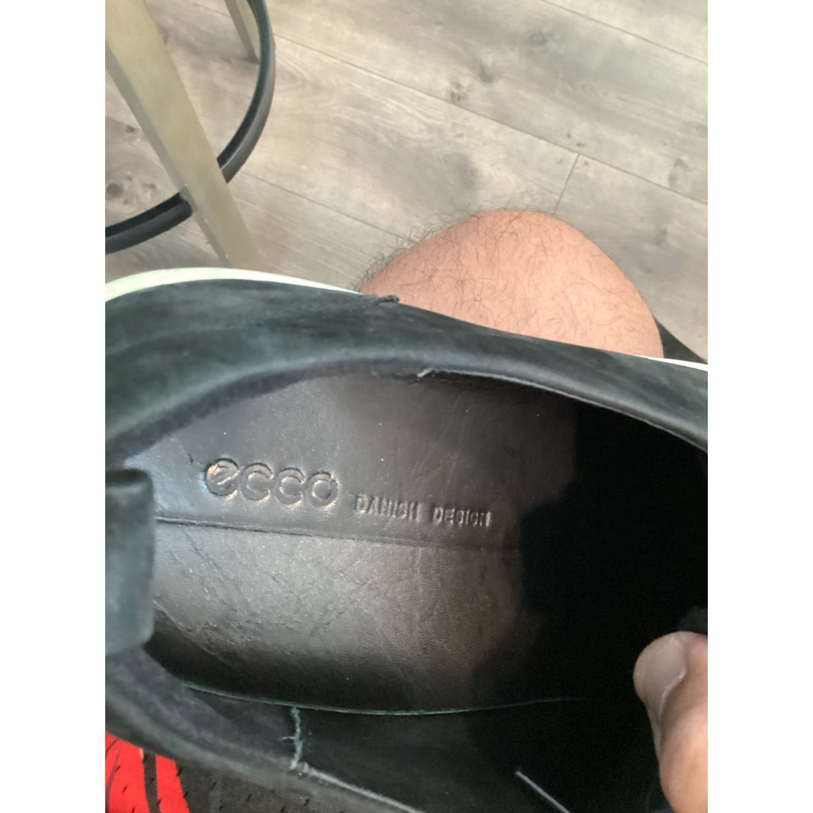 Ecco ECCO Men's Soft Classic Sneakers Casual Shoe Lace Up Black Nubuck Leather Lining Rubber Sole Size 13 EU 47 Men Shoes Size US L / EU 52-54 / 3 - 4 Thumbnail