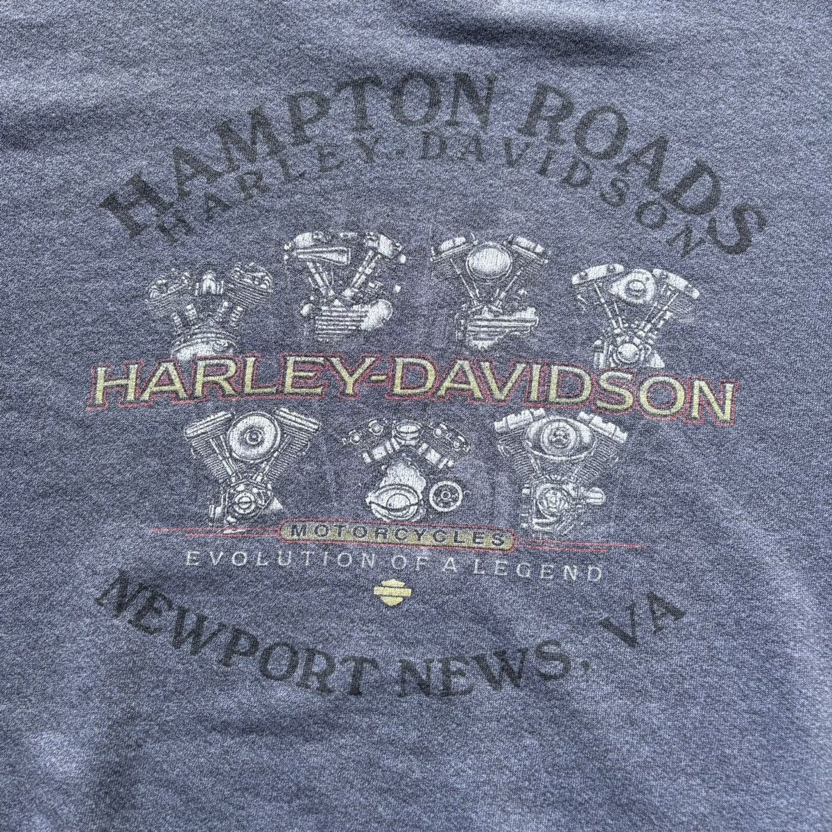 Harley Davidson × Vintage vintage 2003 Y2K HARLEY DAVIDSON VA spellout sweatshirt Size US XL / EU 56 / 4 - 10 Thumbnail