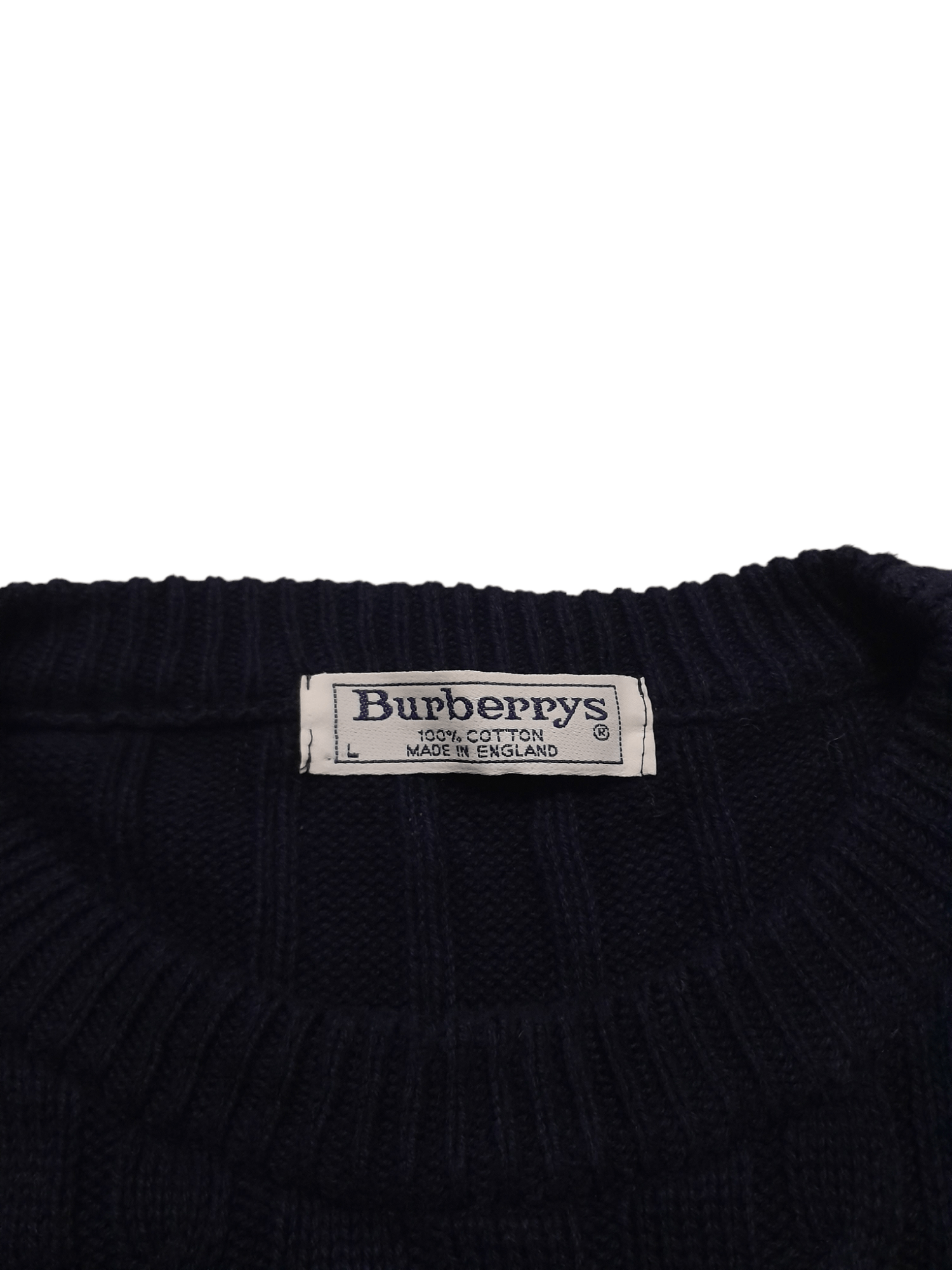 Burberry BURBERRYS Big Logo Knitwear (S159) Size US L / EU 52-54 / 3 - 4 Thumbnail