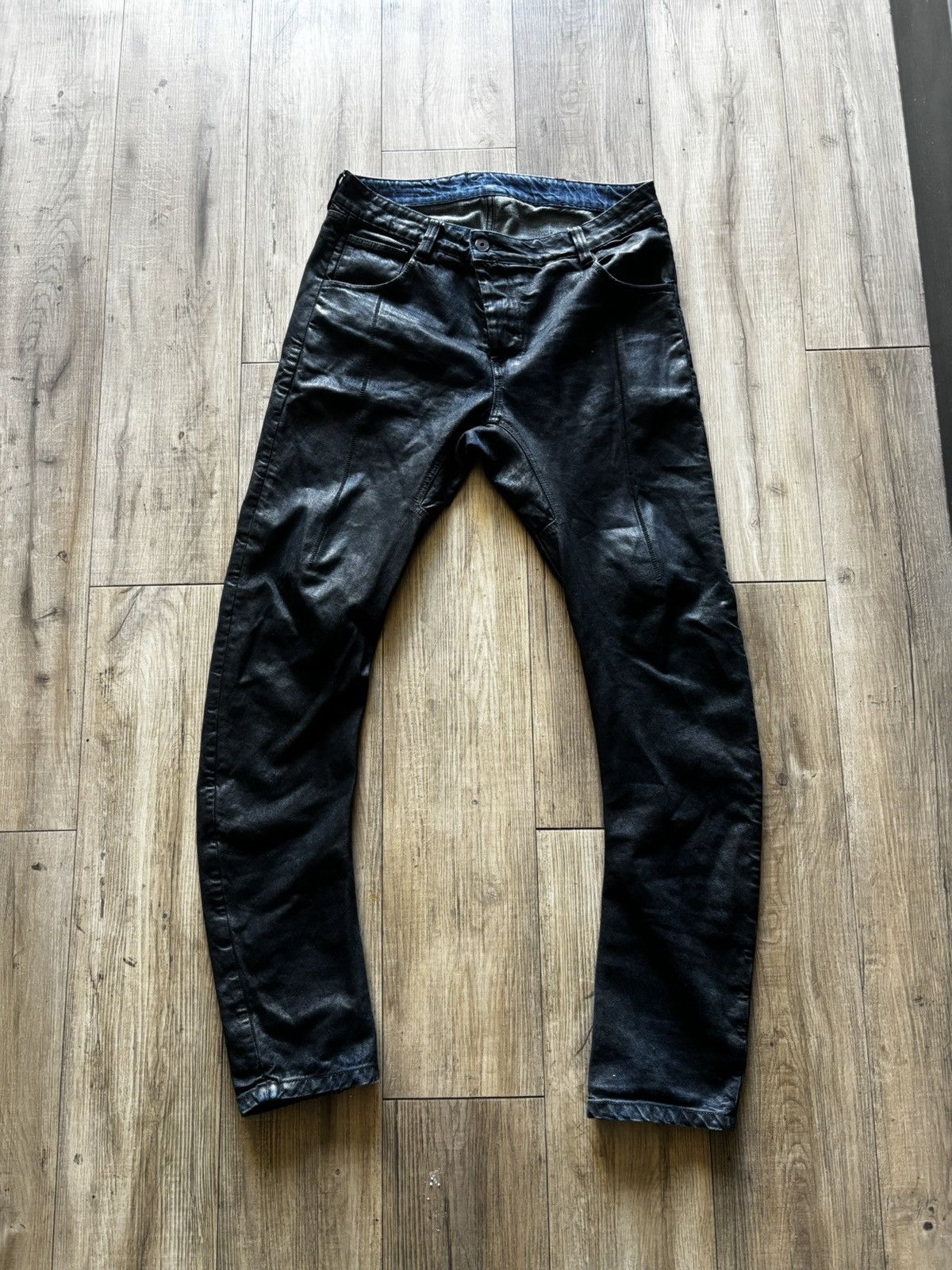 Boris Bidjan Saberi Black Cold Dyed P13 Pants | Grailed