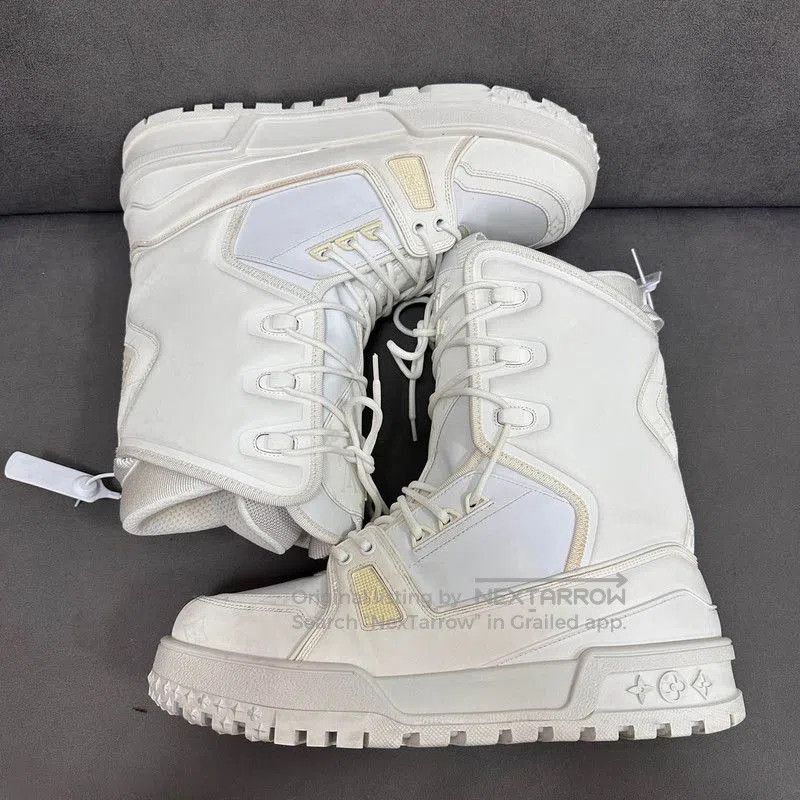 Louis Vuitton Louis Vuitton White Trainer Snow Boots for Men 0079. Size US 9.5 / EU 42-43 - 8 Thumbnail