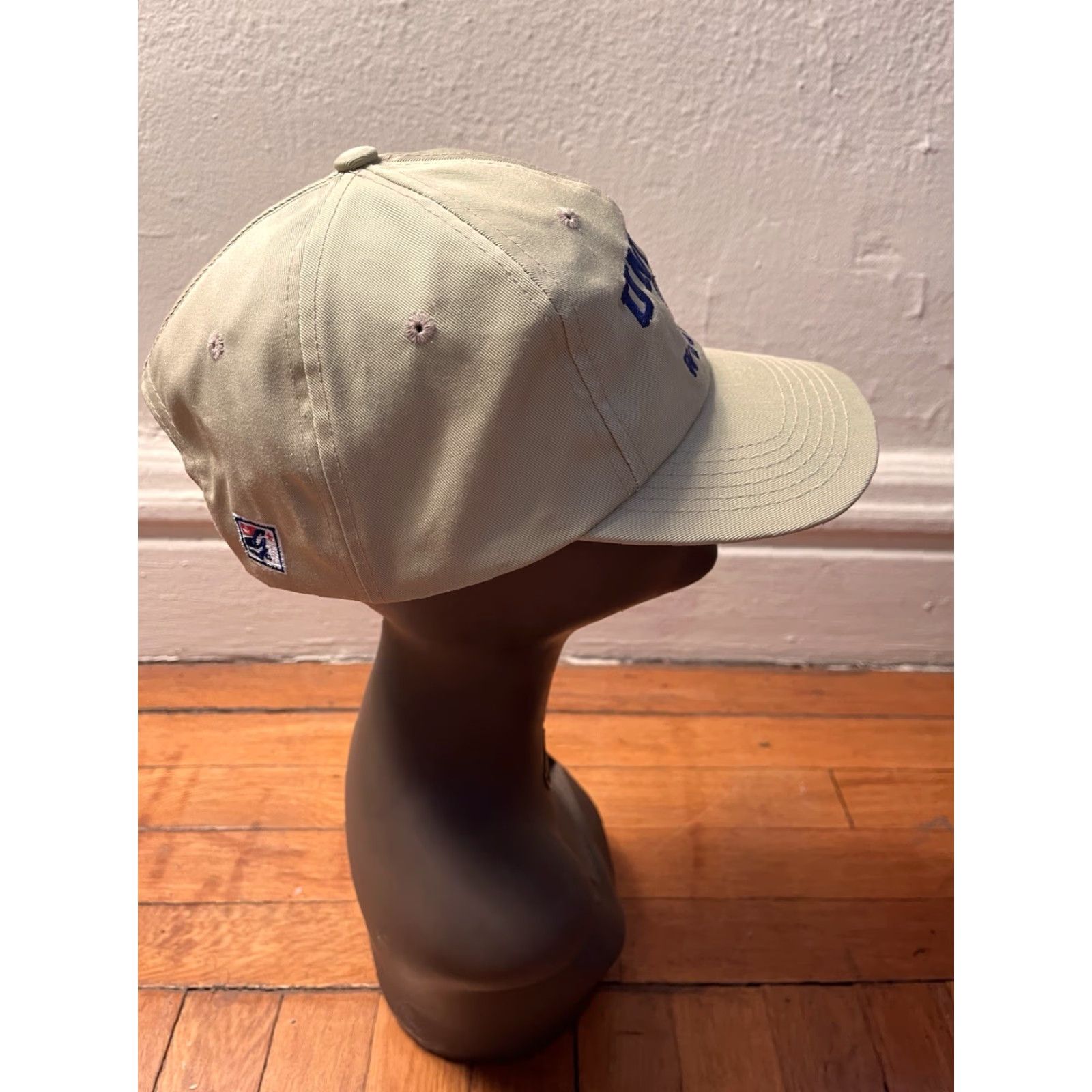 Vintage VINTAGE The Game United We Stand American Flag Snapback Hat Beige Men's One Size Beige United We Stand American Flag Snapback Hat The Game Men Size ONE SIZE - 7 Thumbnail