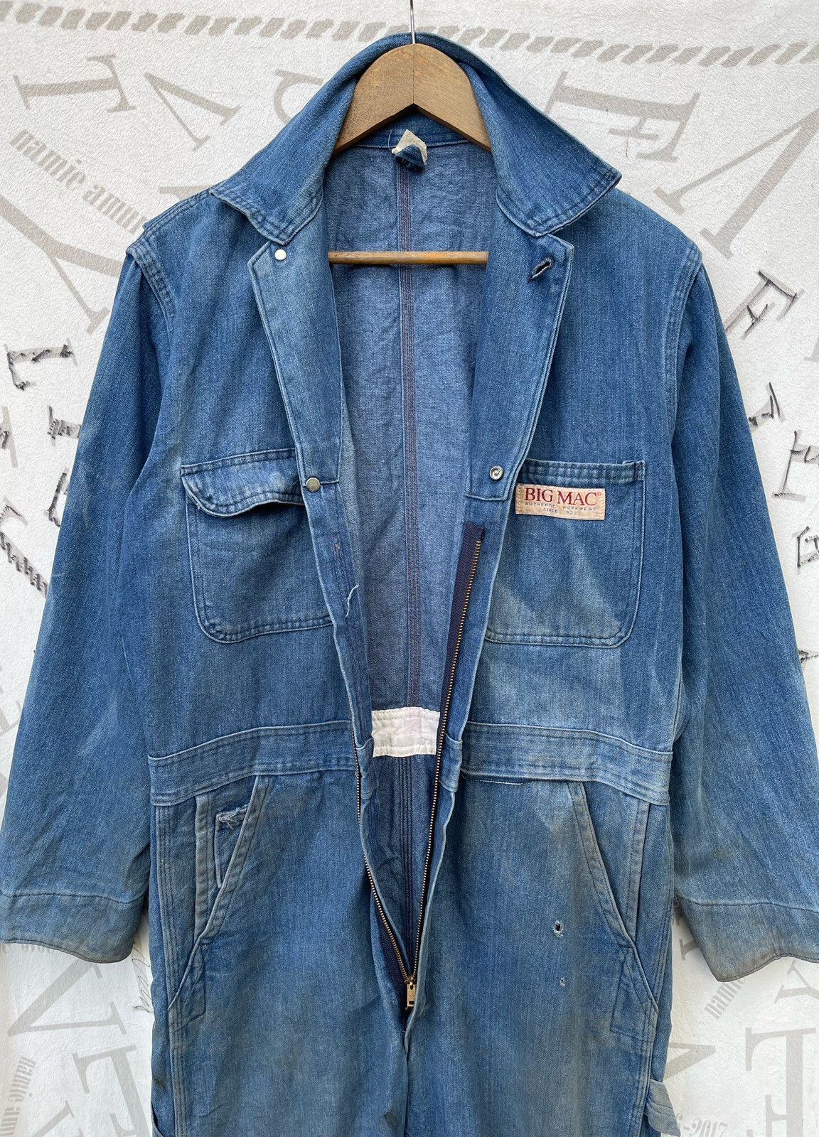 Big Mac × JCPenney × Vintage 🔥RARE🔥 Big Mac by JC Penny Denim Overall Made In Usa Size US L / EU 52-54 / 3 - 7 Thumbnail