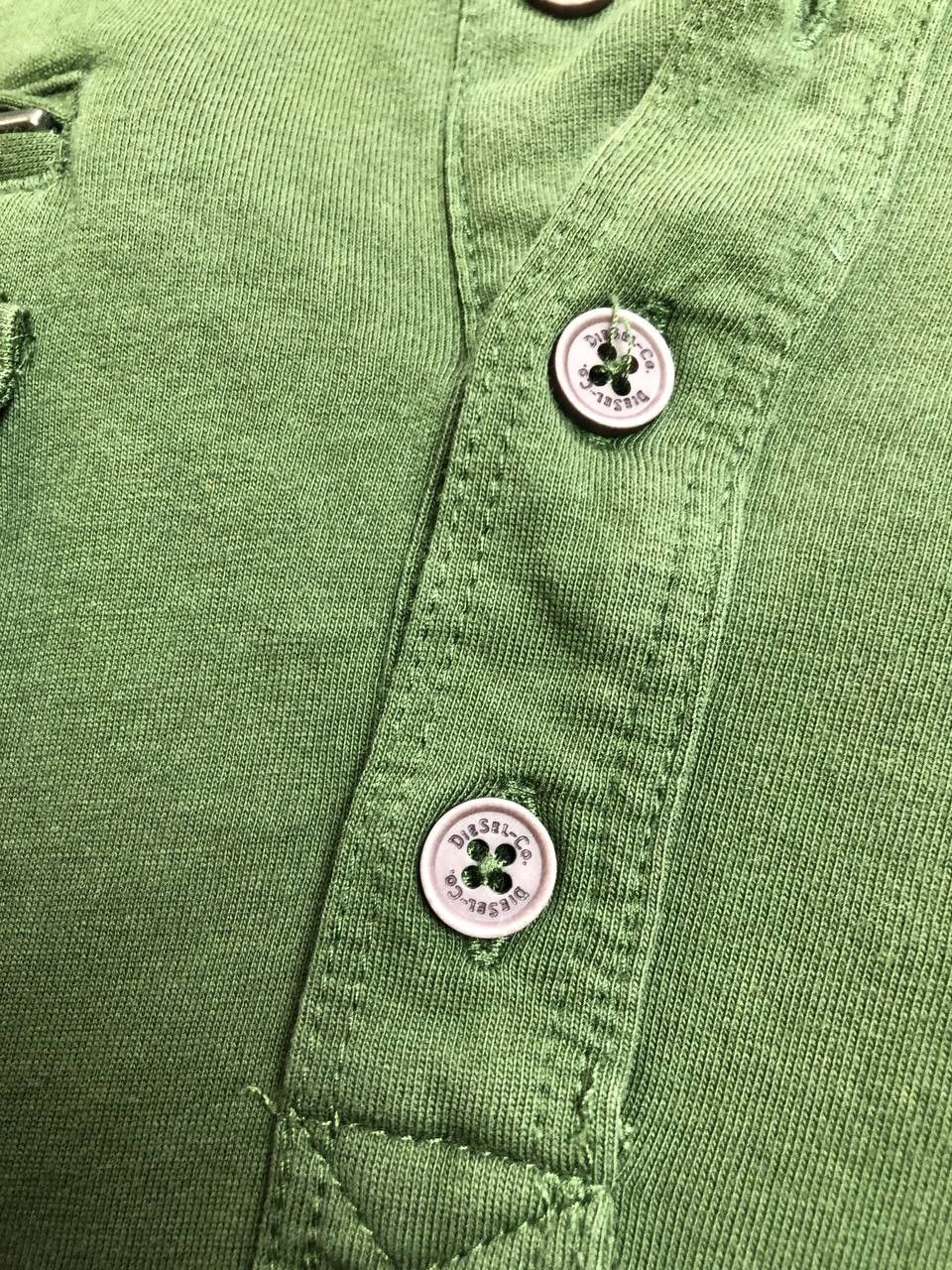 Diesel Streetwear T-Shirt Diesel logo Y2K Vintage green polos Size US L / EU 52-54 / 3 - 9 Thumbnail