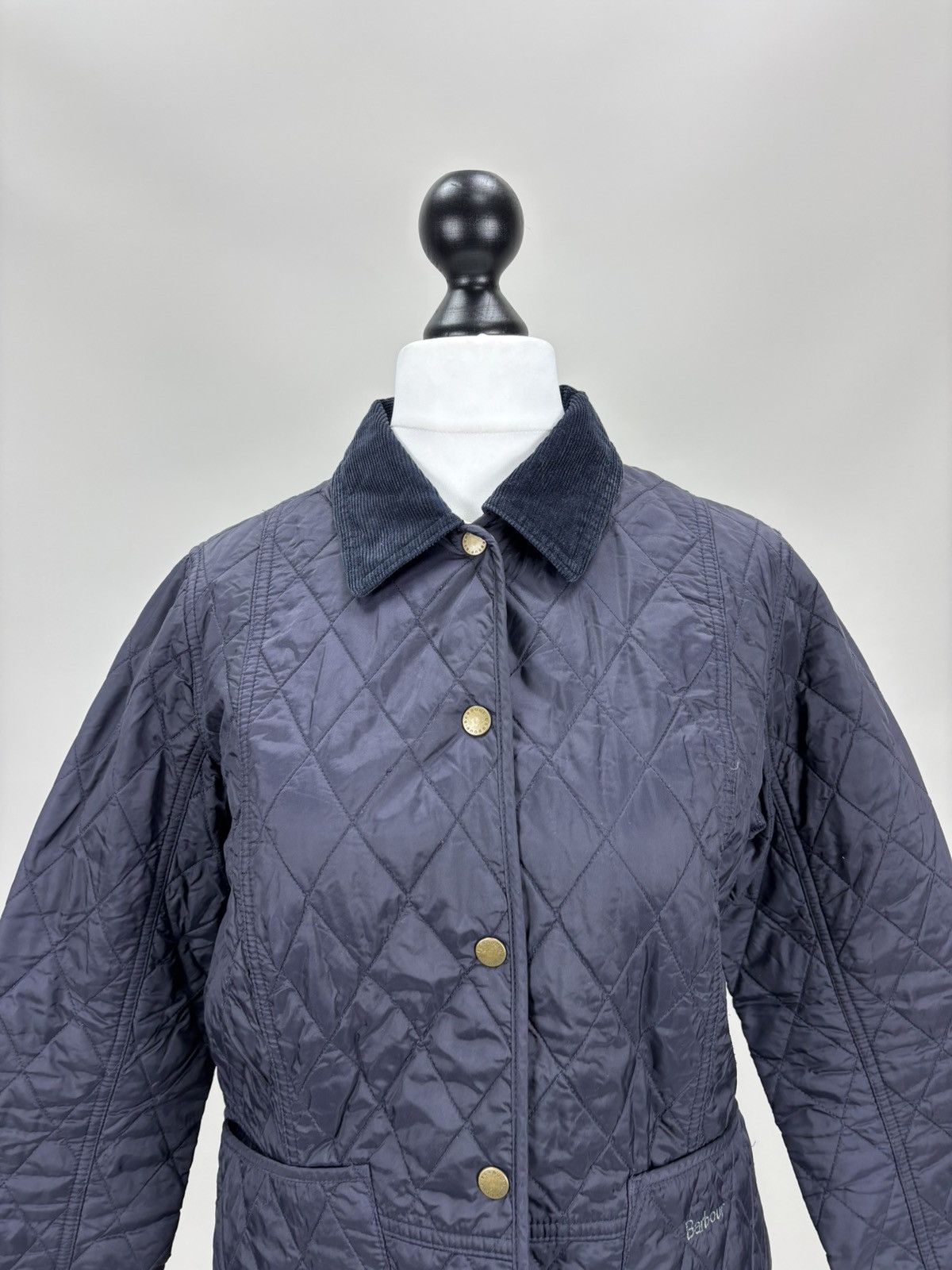 Barbour Womens quilted jacket Barbour Size 10 Color Blue Size L / US 10 / IT 46 - 3 Thumbnail