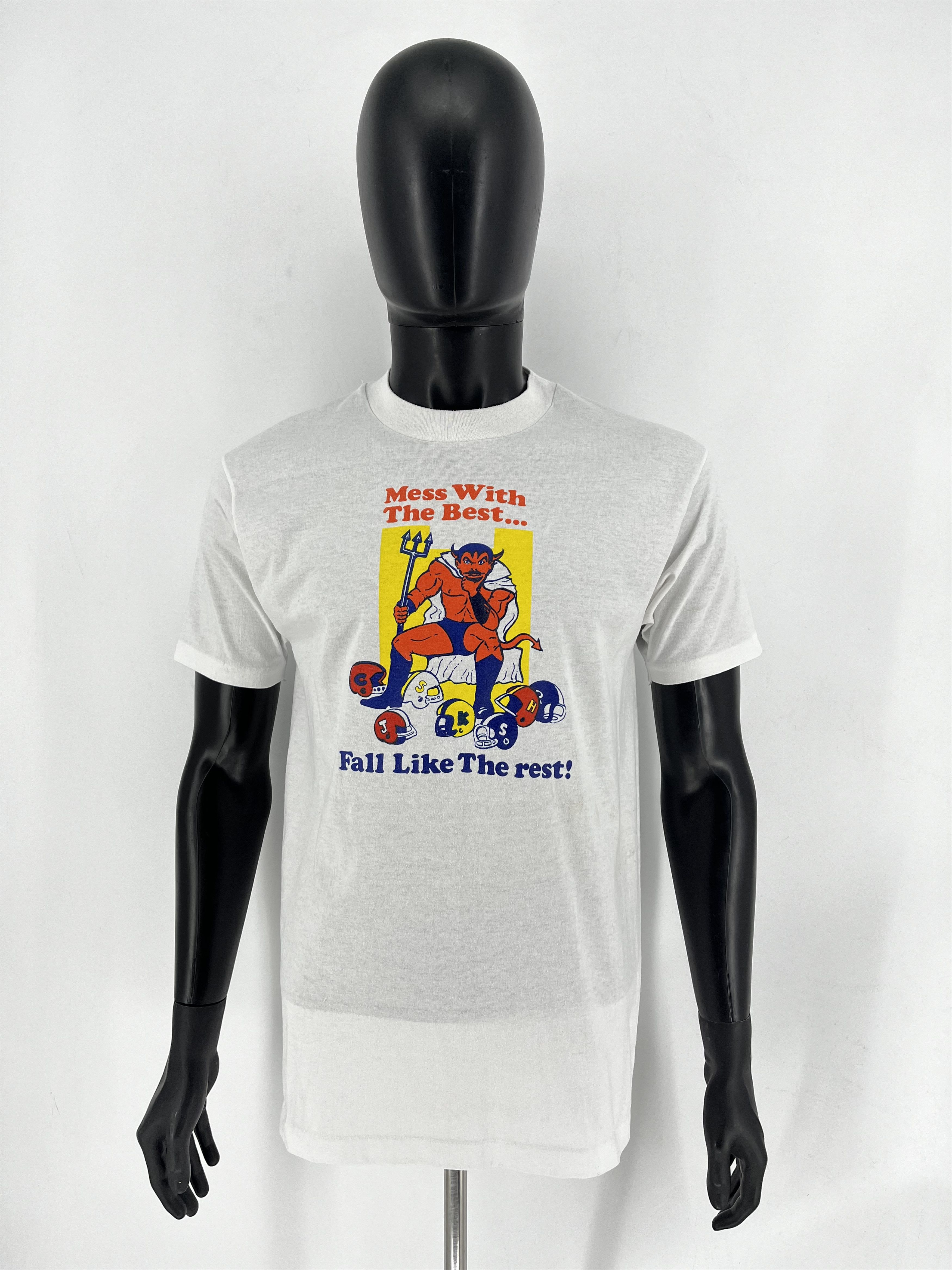 Vintage Vintage Y2K ADULT “ Mess With The Best. Fall Like The rest!“ Size US L / EU 52-54 / 3 - 2 Thumbnail