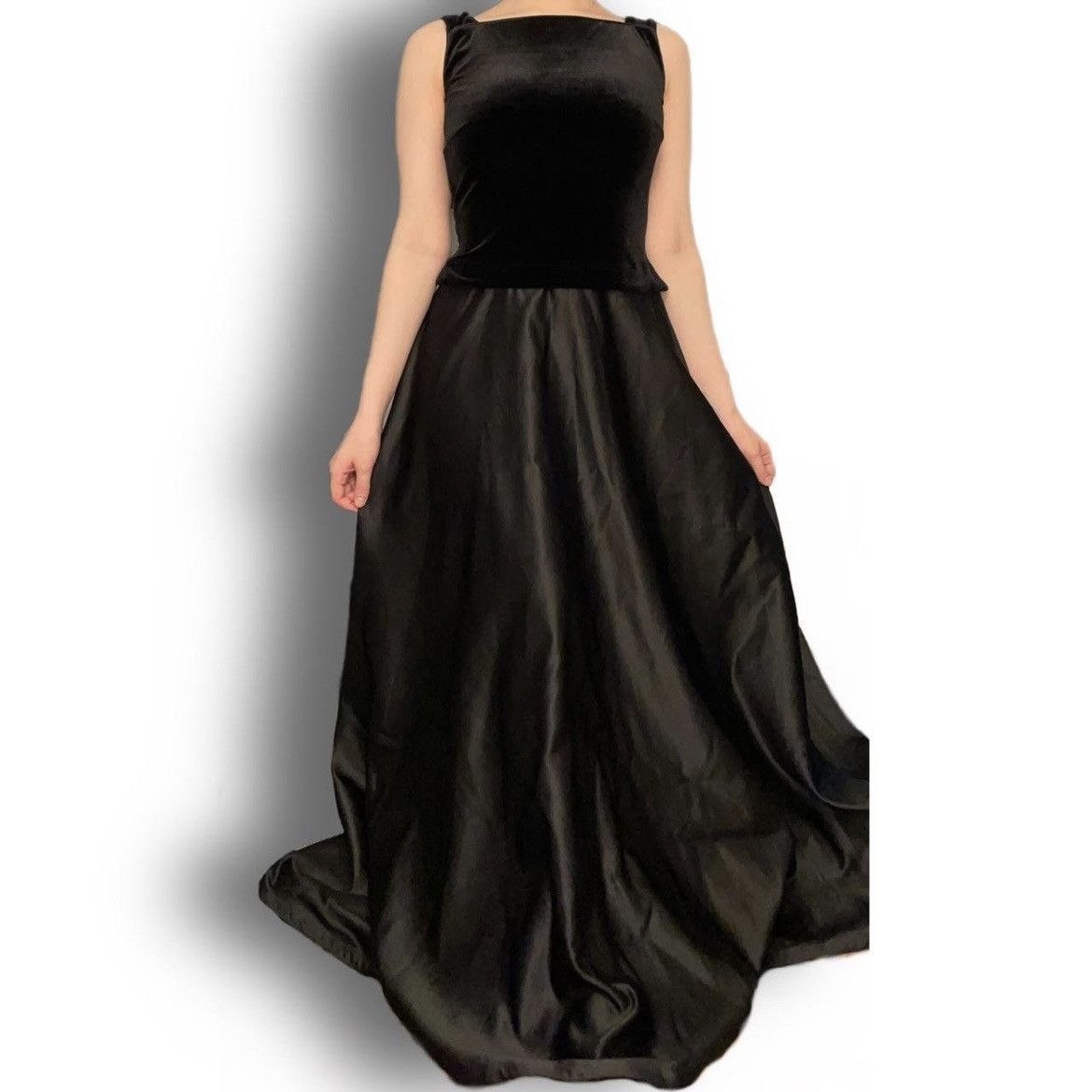Tadashi Shoji tadashi shoji velvet & satin sleeveless gown sz 2 Size XS / US 0-2 / IT 36-38 - 3 Thumbnail