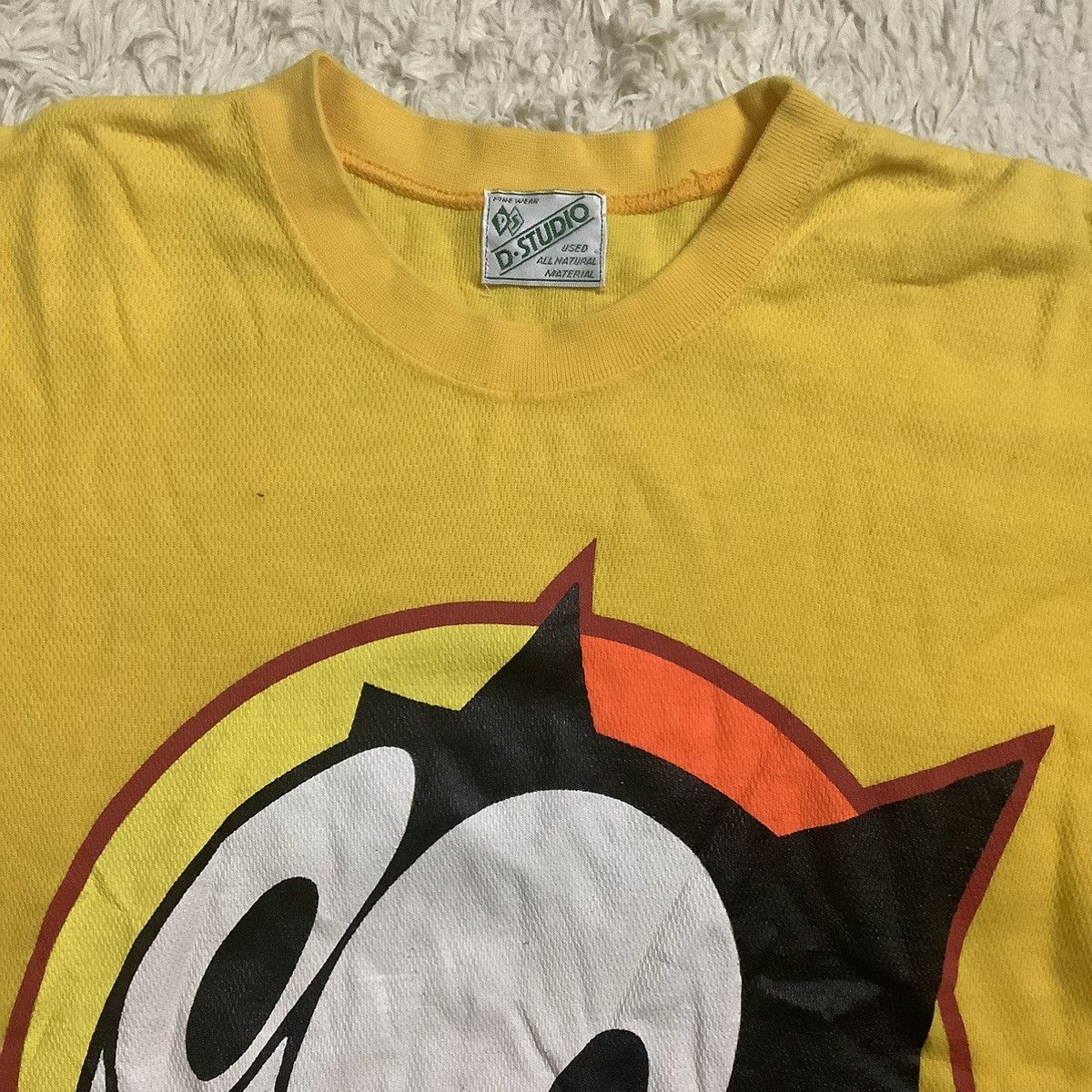 Cartoon Network × Felix × Vintage Felix The Cat Vintage Distressed Tee 1988 Size US M / EU 48-50 / 2 - 2 Thumbnail