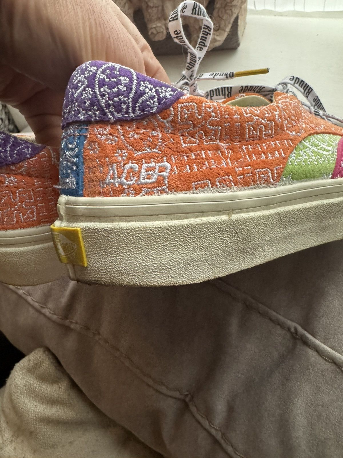 Rhude × Vans VANS x RHUDE sneakers shoes size US8 study all photos descri Size US 8 / EU 41 - 15 Thumbnail